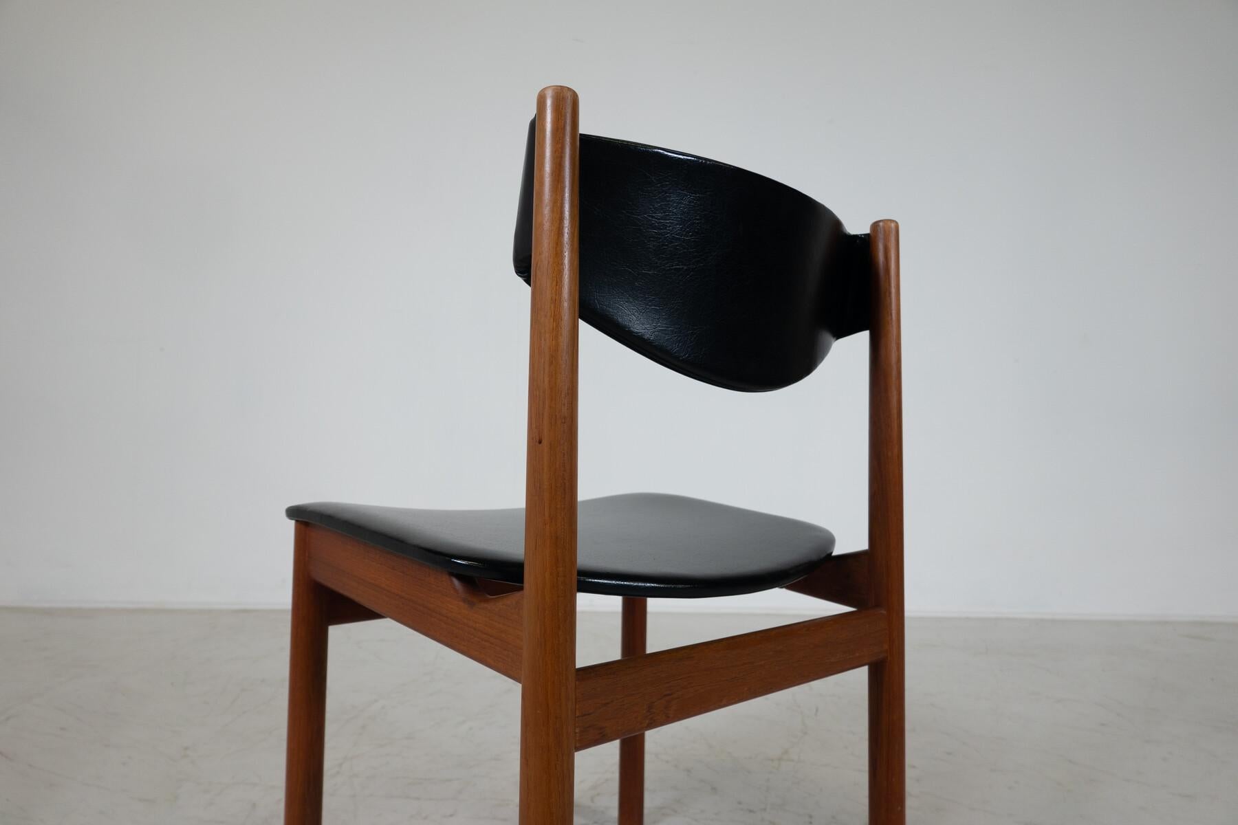 The Moderns Modern Set of 6 Scandinavian Chairs, 1960s en vente 12