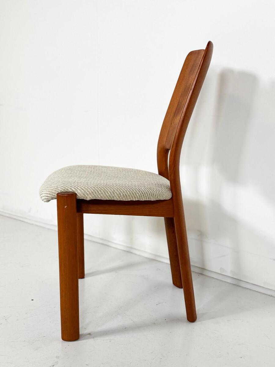 Mid-Century moderno Set di 6 sedie scandinave di metà secolo, anni '60 in vendita