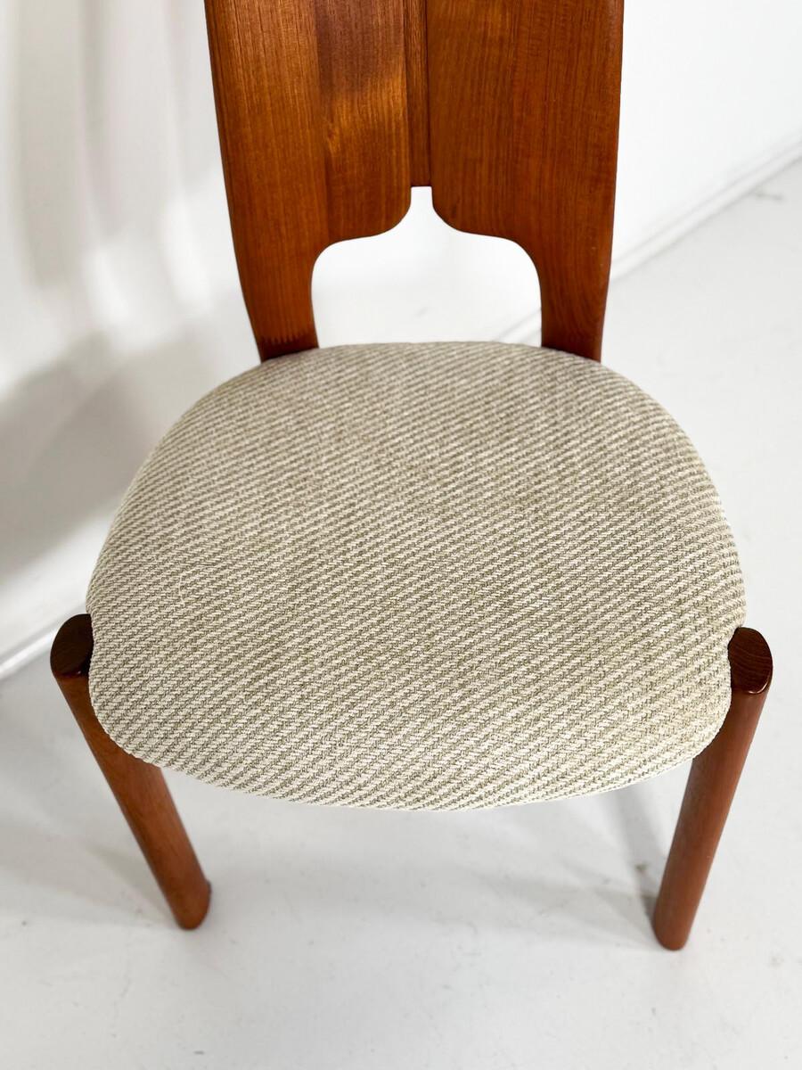 Set di 6 sedie scandinave di metà secolo, anni '60 In condizioni buone in vendita a Brussels, BE