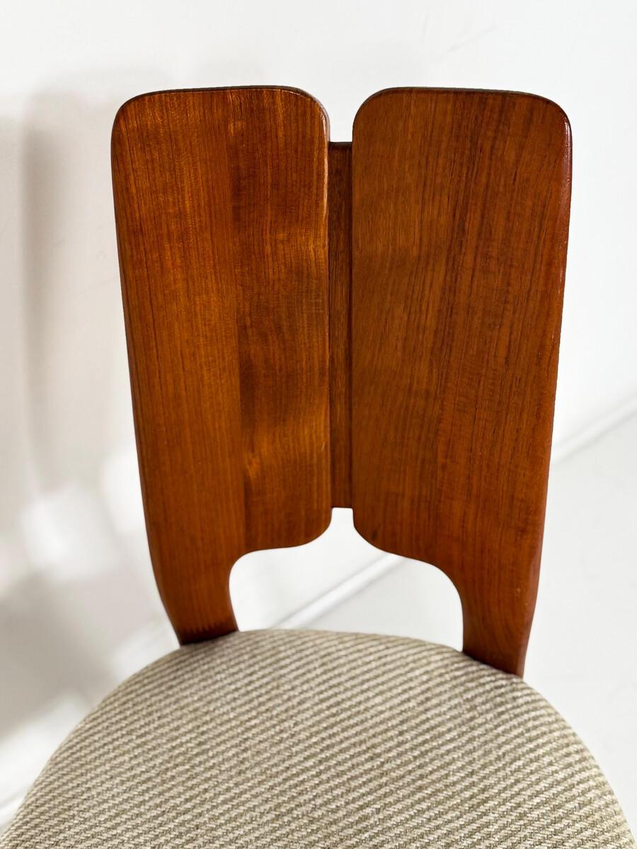 Metà XX secolo Set di 6 sedie scandinave di metà secolo, anni '60 in vendita