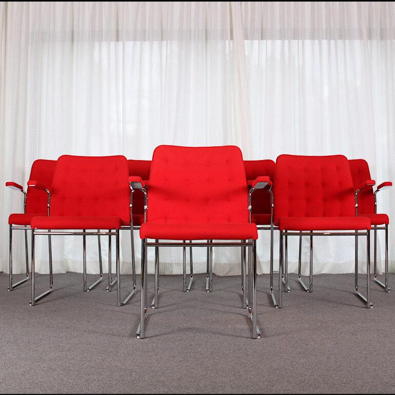 20th Century Mid-Century Modern Set of 8 chairs by Bruno Mathsson