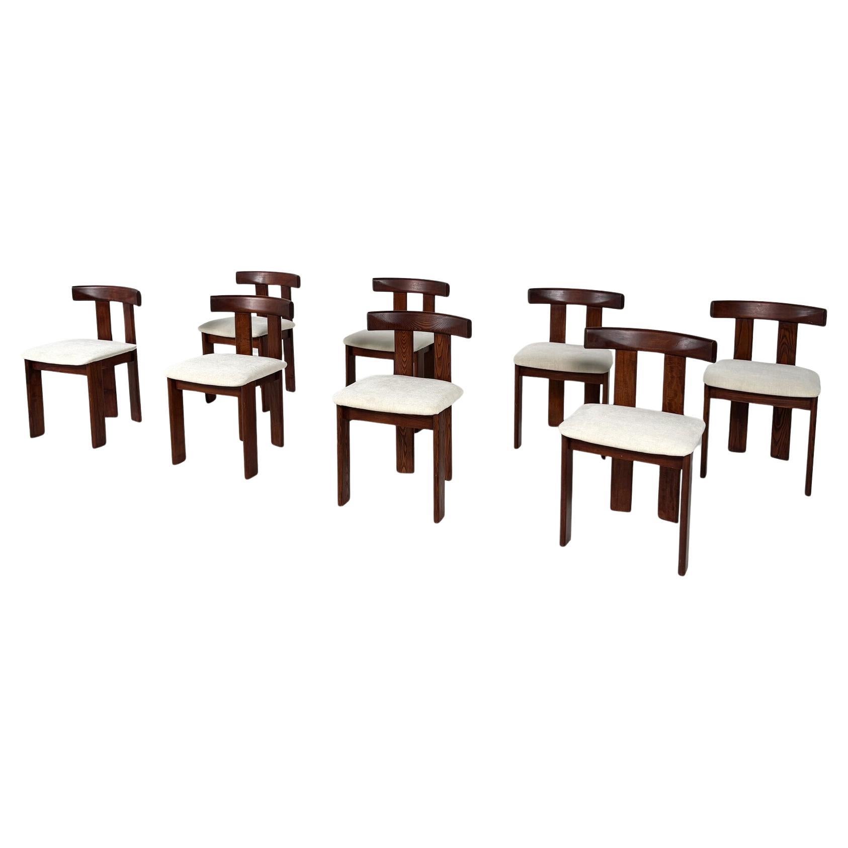 Mid-Century Modern Set of 8 Chairs by Luigi Vaghi, 1960s