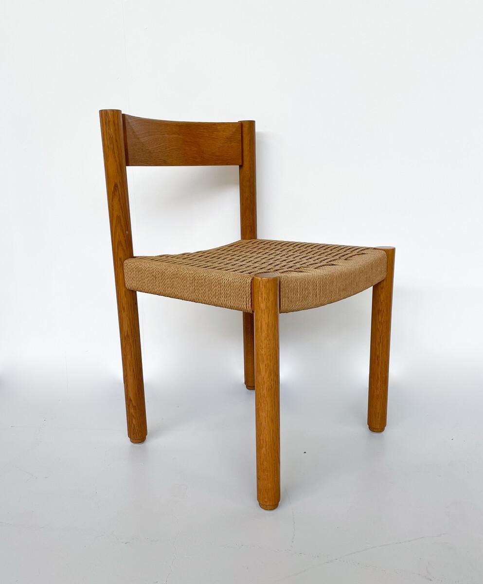 Swiss Mid-Century Modern Set of 8 Robert Haussmann Chairs, Switzerland, 1960s