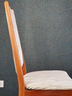 Mid-Century Modern Set of 8 Teak Dining Chairs Attributed to Johannes Andersen