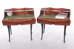 Mid-Century Modern Set of Bedside Tables by Paolo Buffa Italy, 1950s