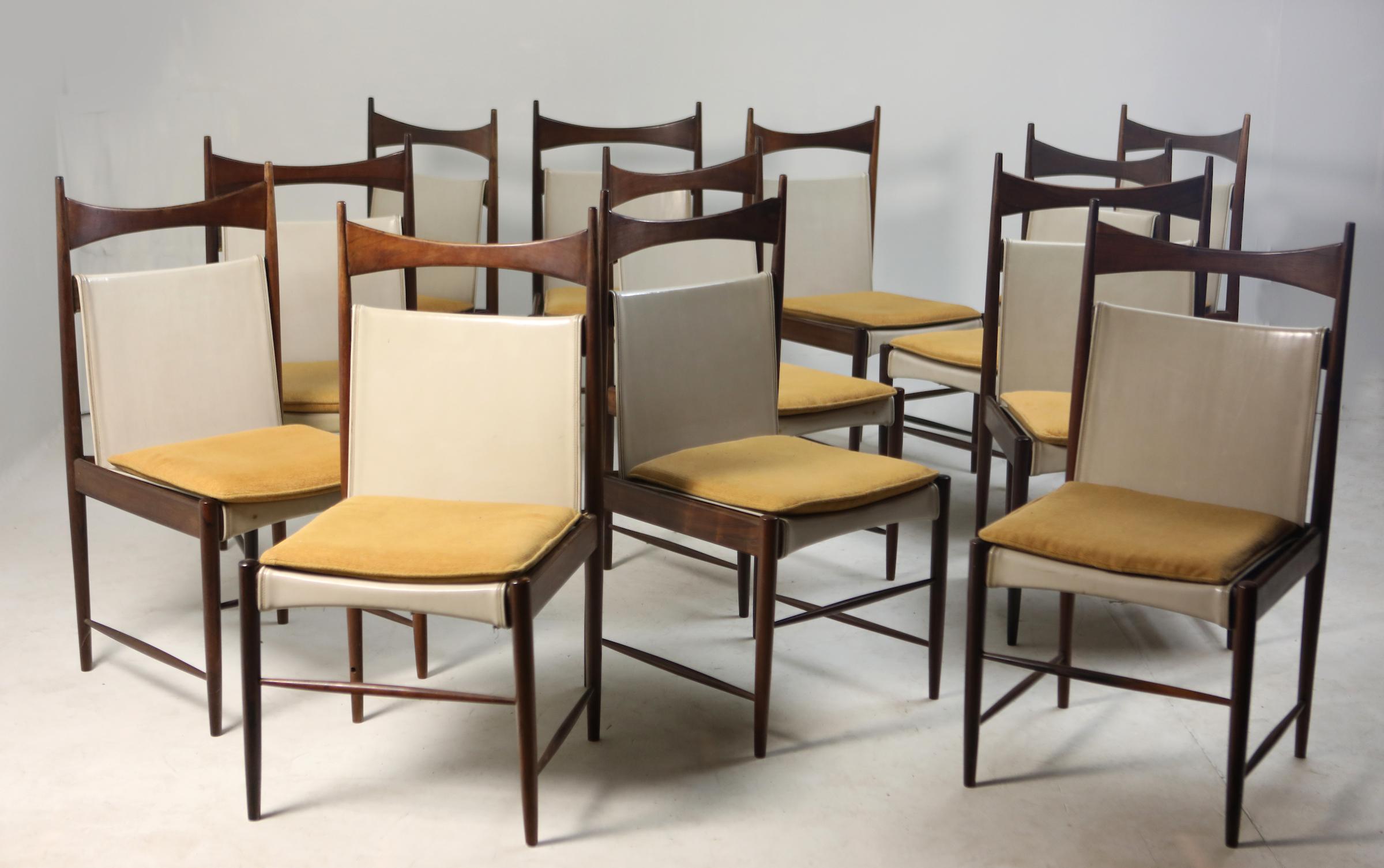 Brazilian Mid-Century Modern Set of Dining Table with Chairs by Sergio Rodrigues, Brazil