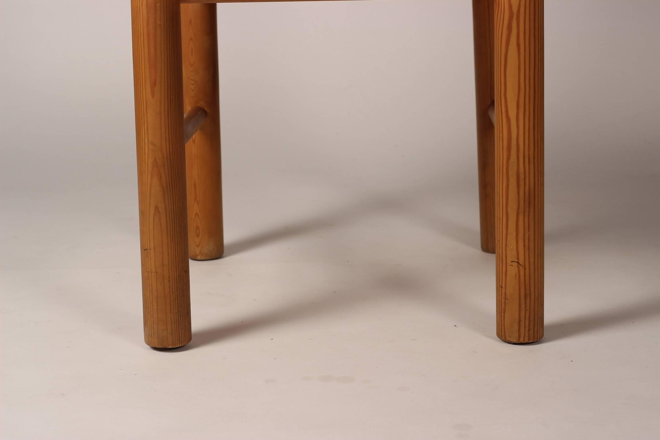 Mid-Century Modern Set of Four Pine Danish Chairs by Rainer Daumiller 8