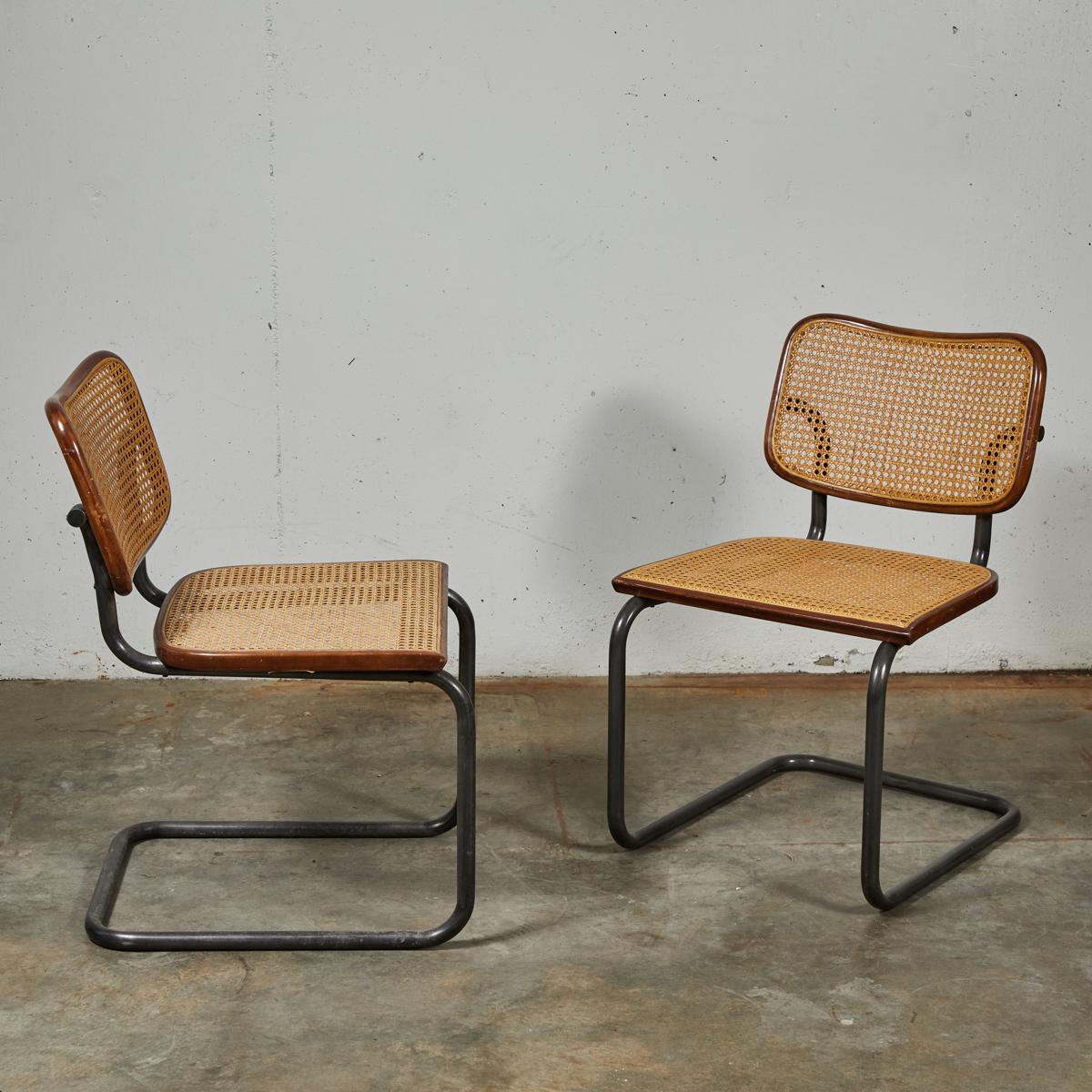 mid century metal chairs