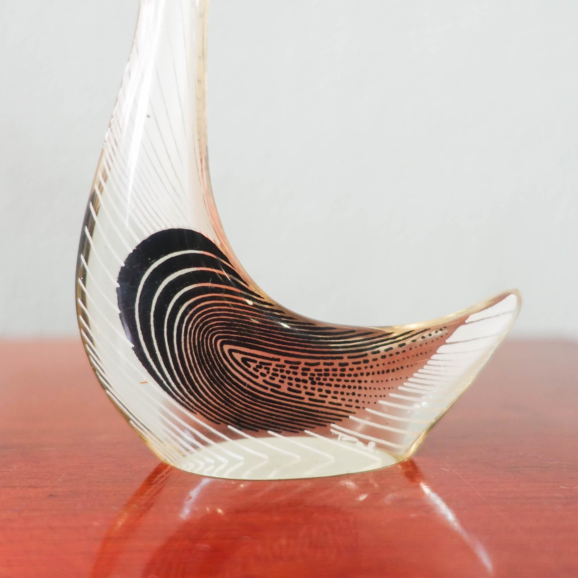 Mid-Century Modern Set of Geese in Acrylic Glass by Abraham Palatnik, 1970's For Sale 4