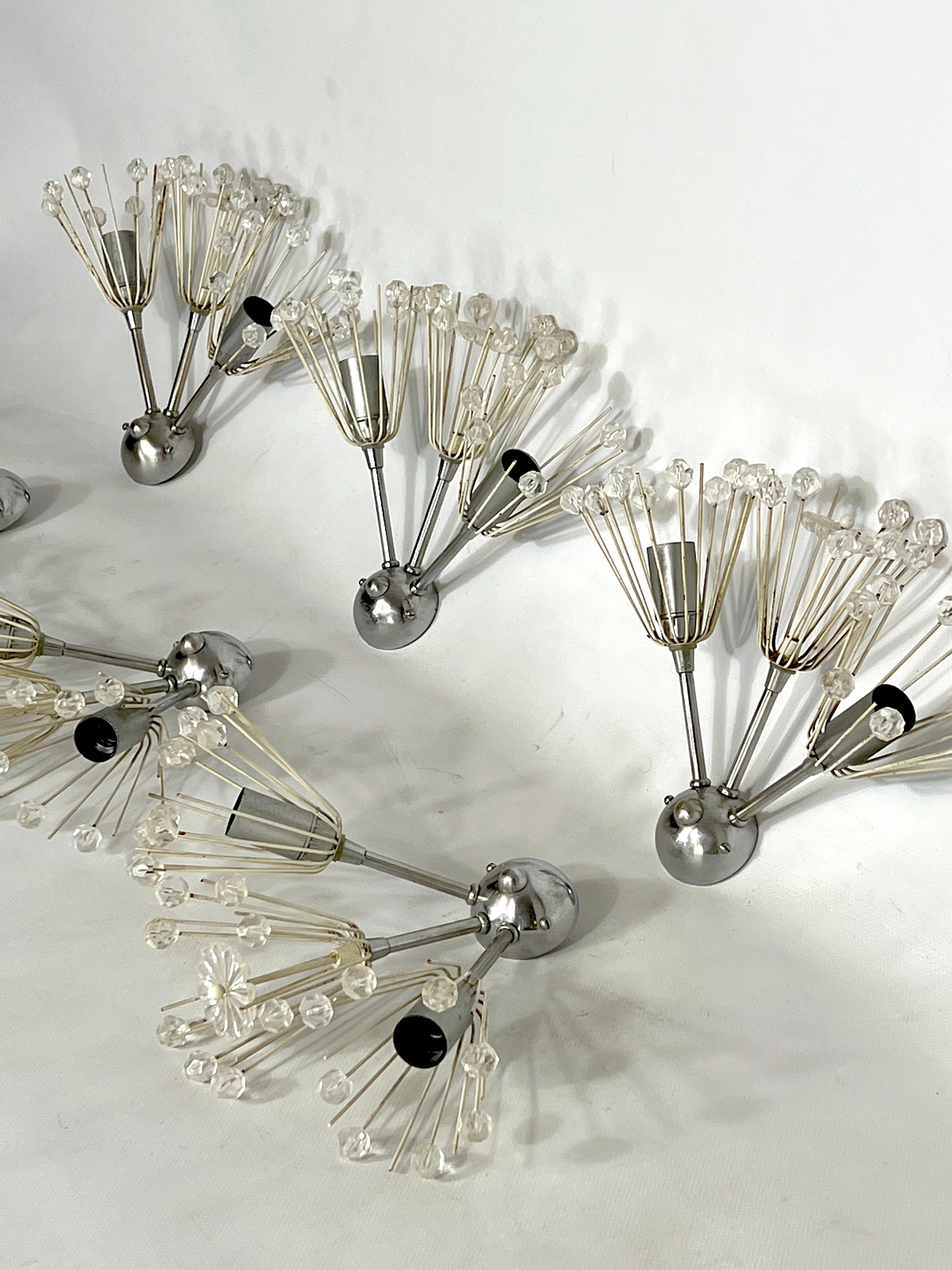 Mid-Century Modern Set of Six Emil Stejnar Sconces from 60s For Sale 1