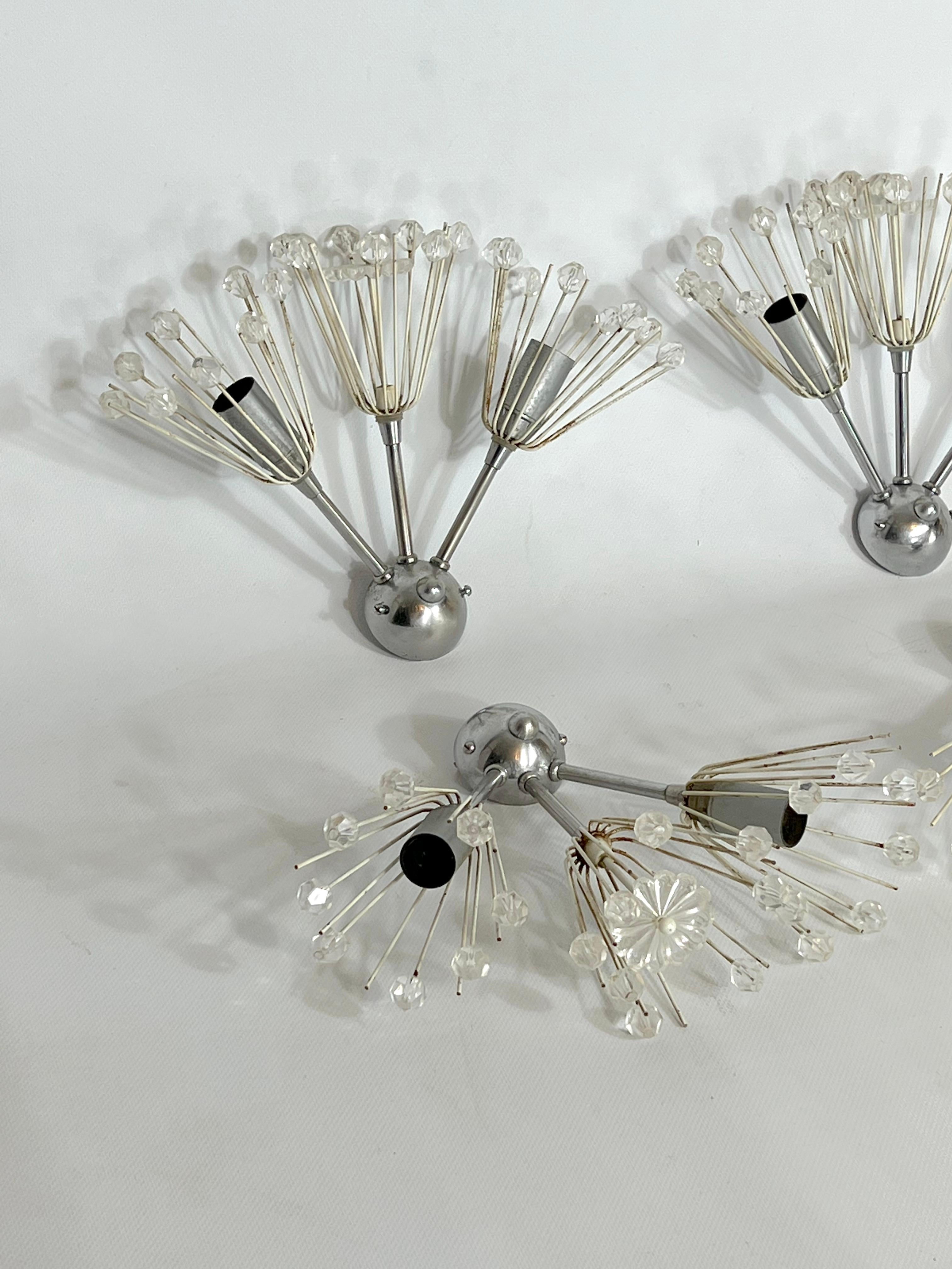 Mid-Century Modern Set of Six Emil Stejnar Sconces from 60s For Sale 2