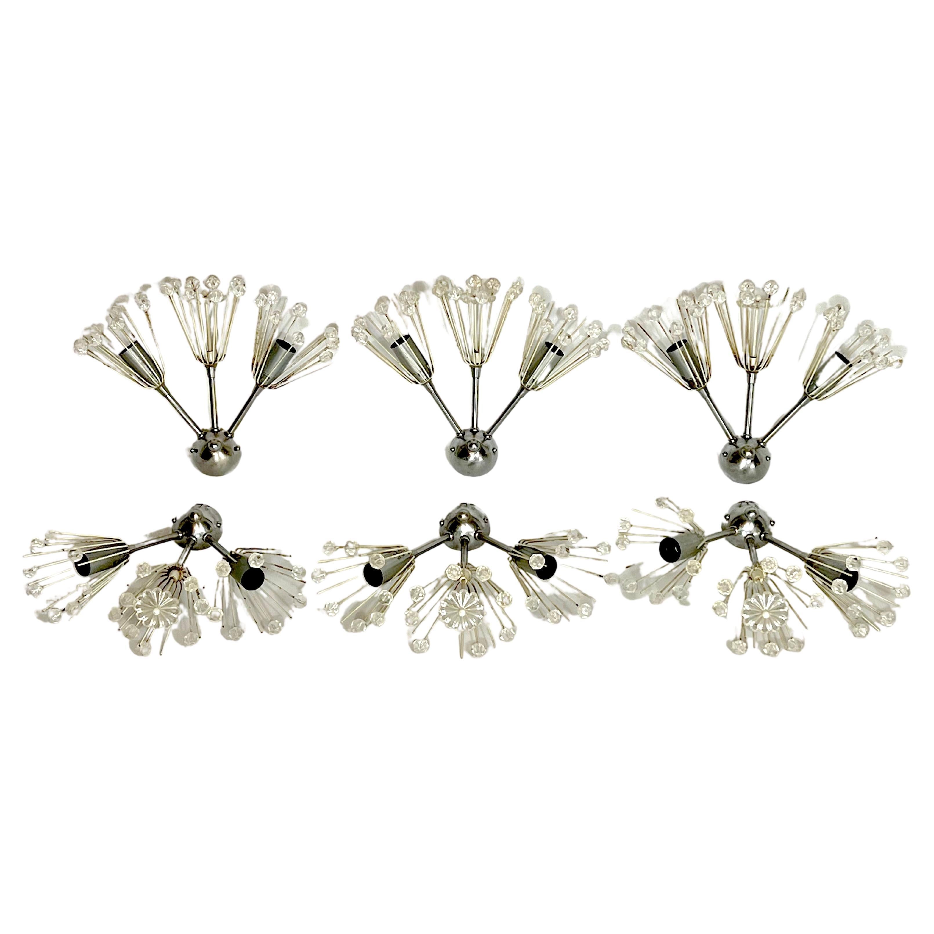 Mid-Century Modern Set of Six Emil Stejnar Sconces from 60s For Sale