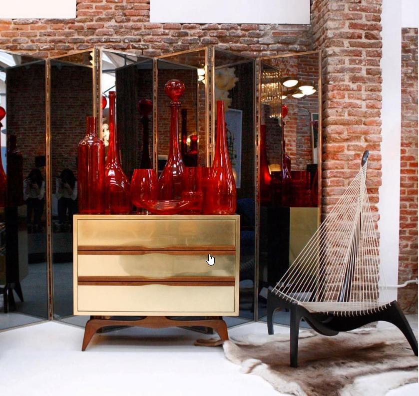 Mid-Century Modern Set of Ten Red Blow Murano Glass Italian Vases 4