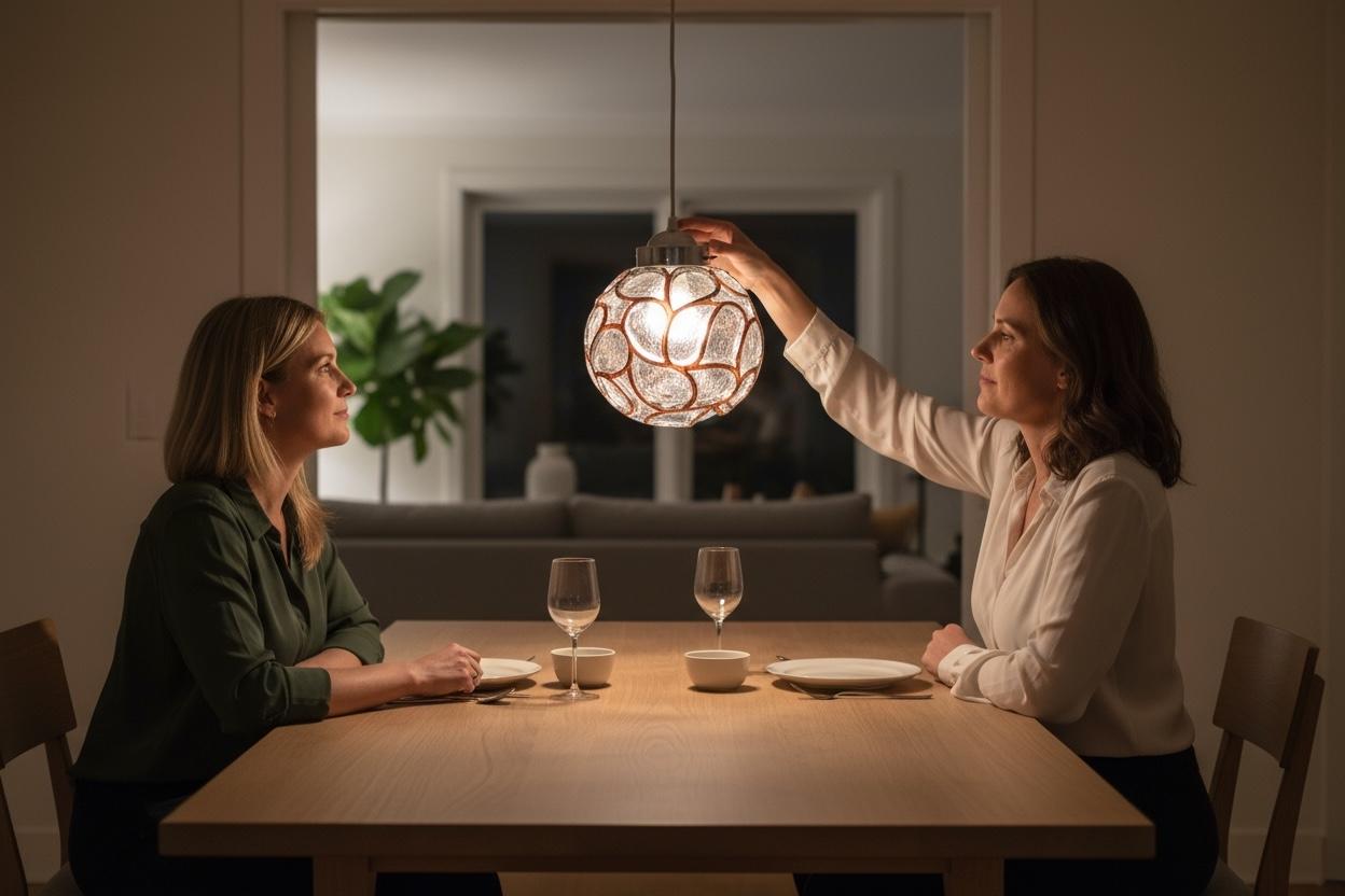 Ensemble de trois lampes à suspension en verre modernes du milieu du siècle, Autriche, années 1960 en vente 5