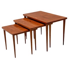Set aus drei Schachteltischen, Mid-Century Modern, 1960er Jahre