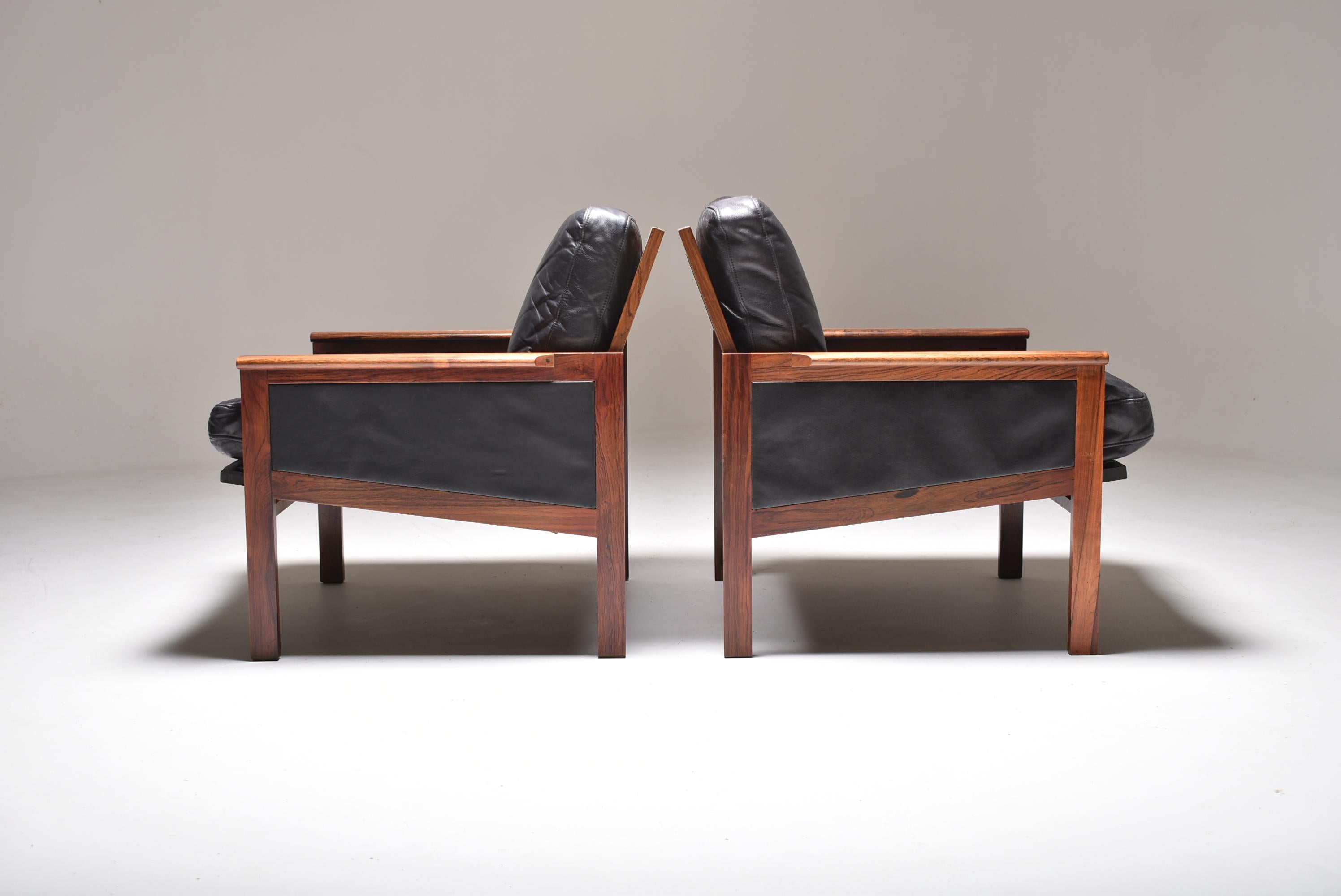 Scandinavian Modern Mid-Century Modern Set of Two 