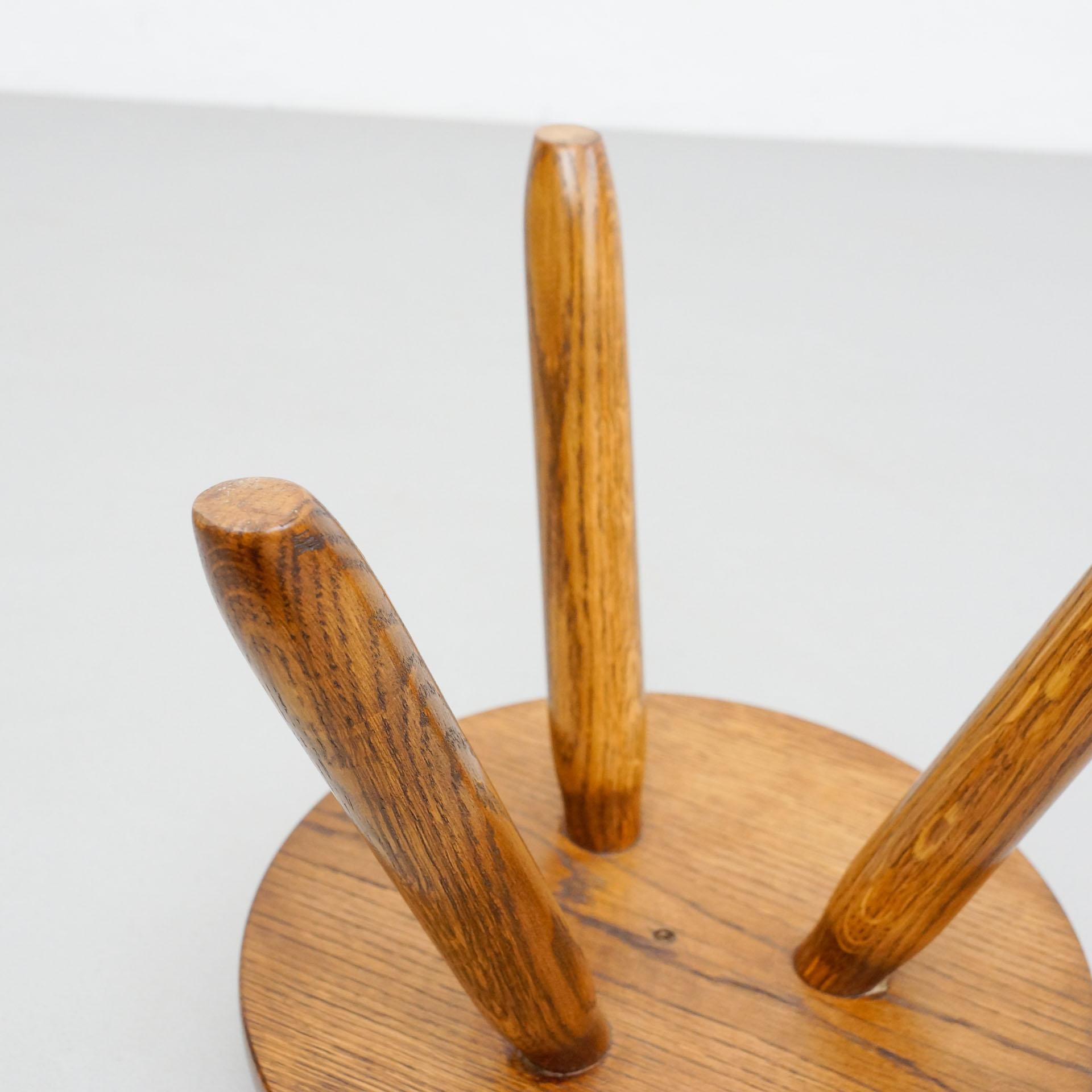Mid-Century Modern Set of Two Stools in the Style of Charlotte Perriand 4