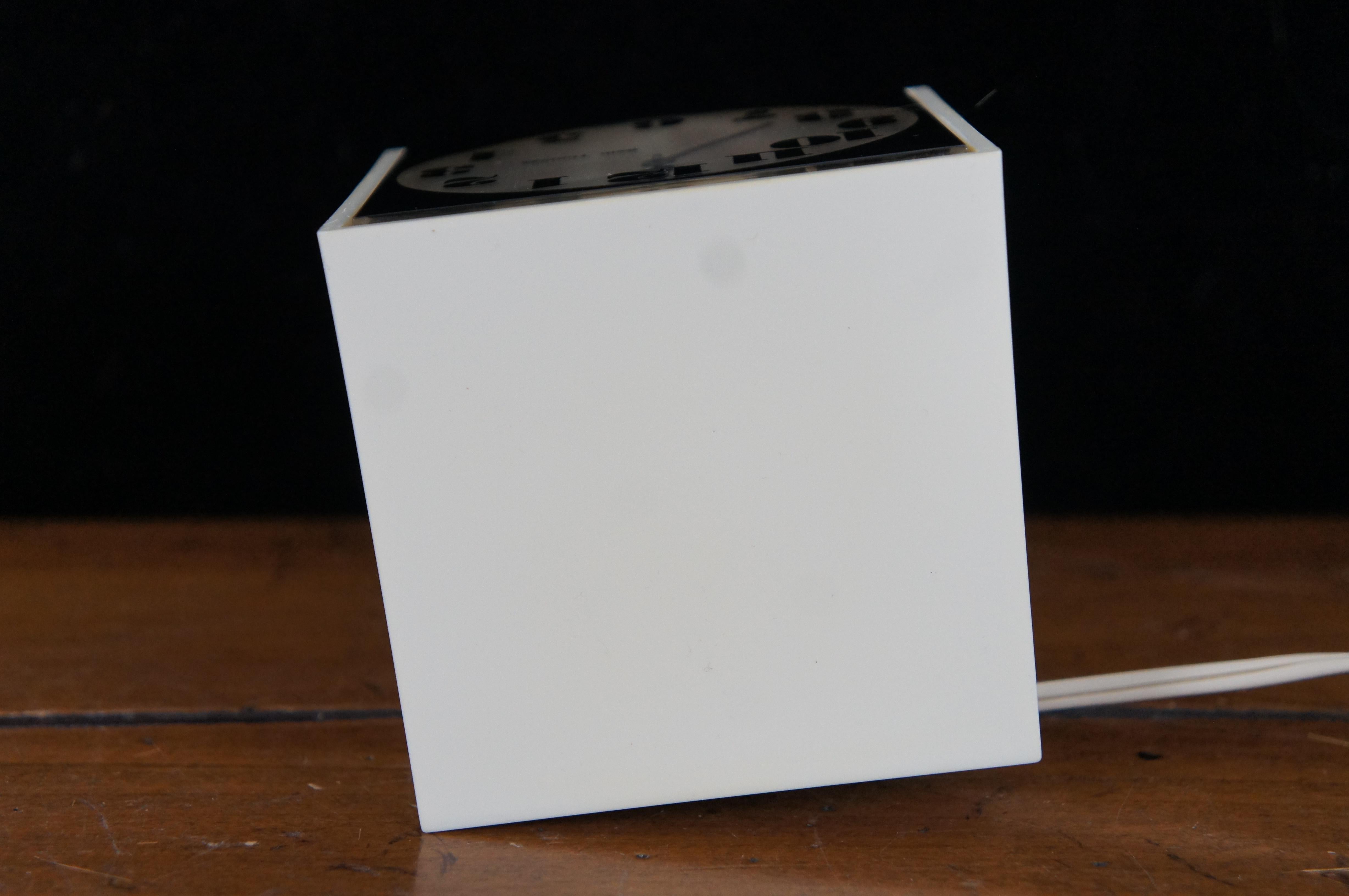 Mid-Century Modern Seth Thomas Mini-Light 0507-000 Electric Alarm Clock MCM 4
