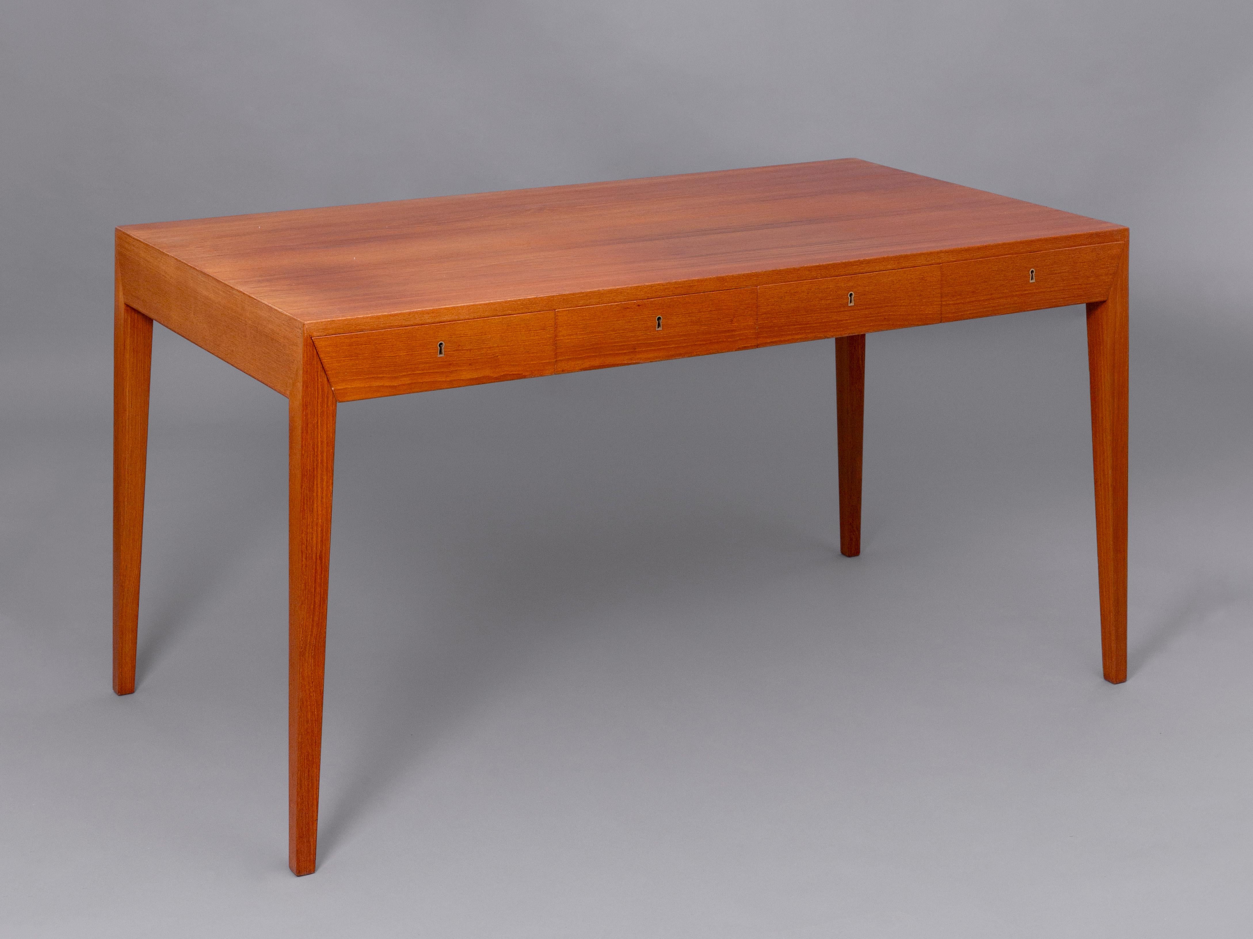 Danish Mid-century modern Severin Hansen Teak Desk For Sale