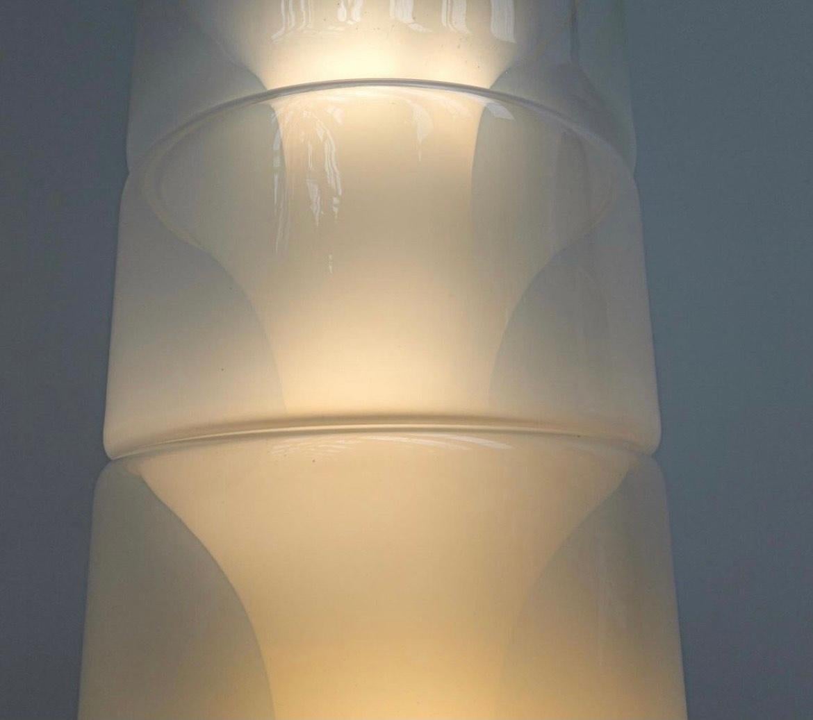 Mid-Century Modern Sfumato floor lamp Model LT316 by Carlo Nason for Mazzega.
 