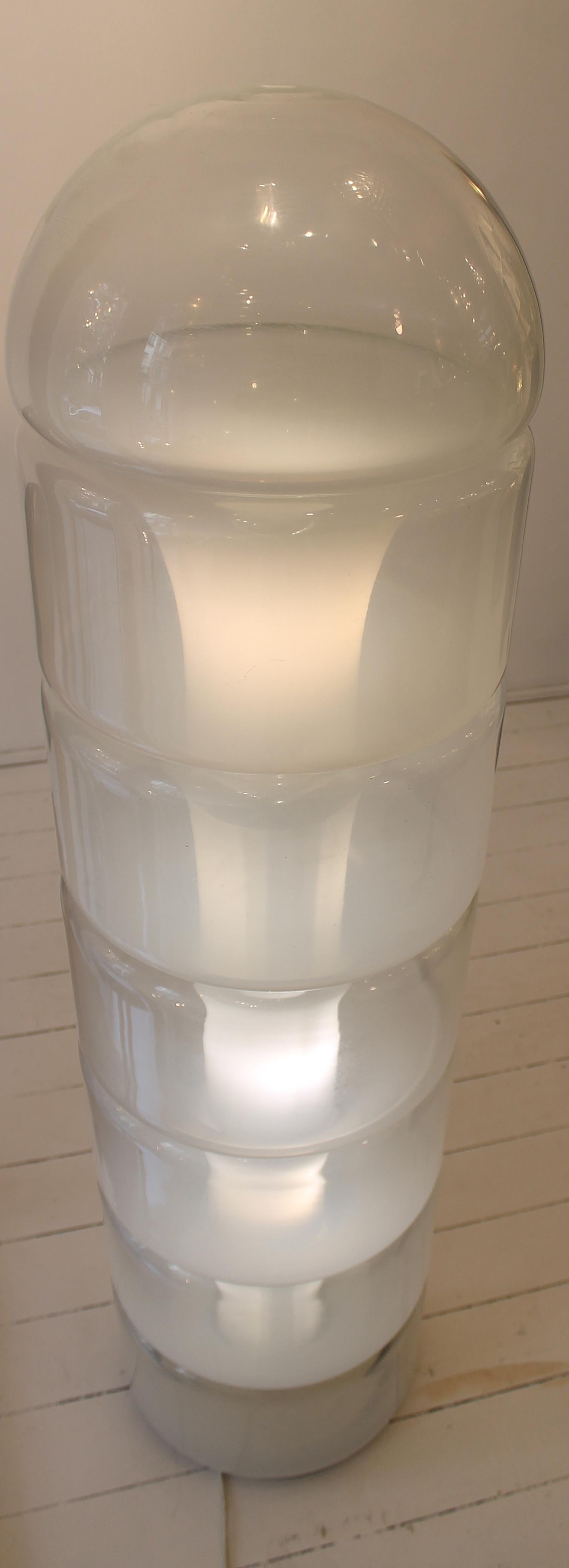 Mid-20th Century Mid-Century Modern Sfumato Floor Lamp Model LT316 by Carlo Nason for Mazzega 