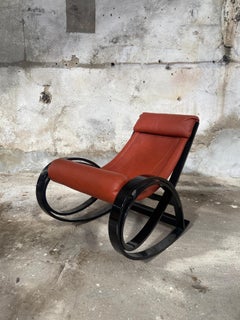 Mid-Century Modern "Sgarsul" Rocking Chair by Gae Aulenti, 1960s