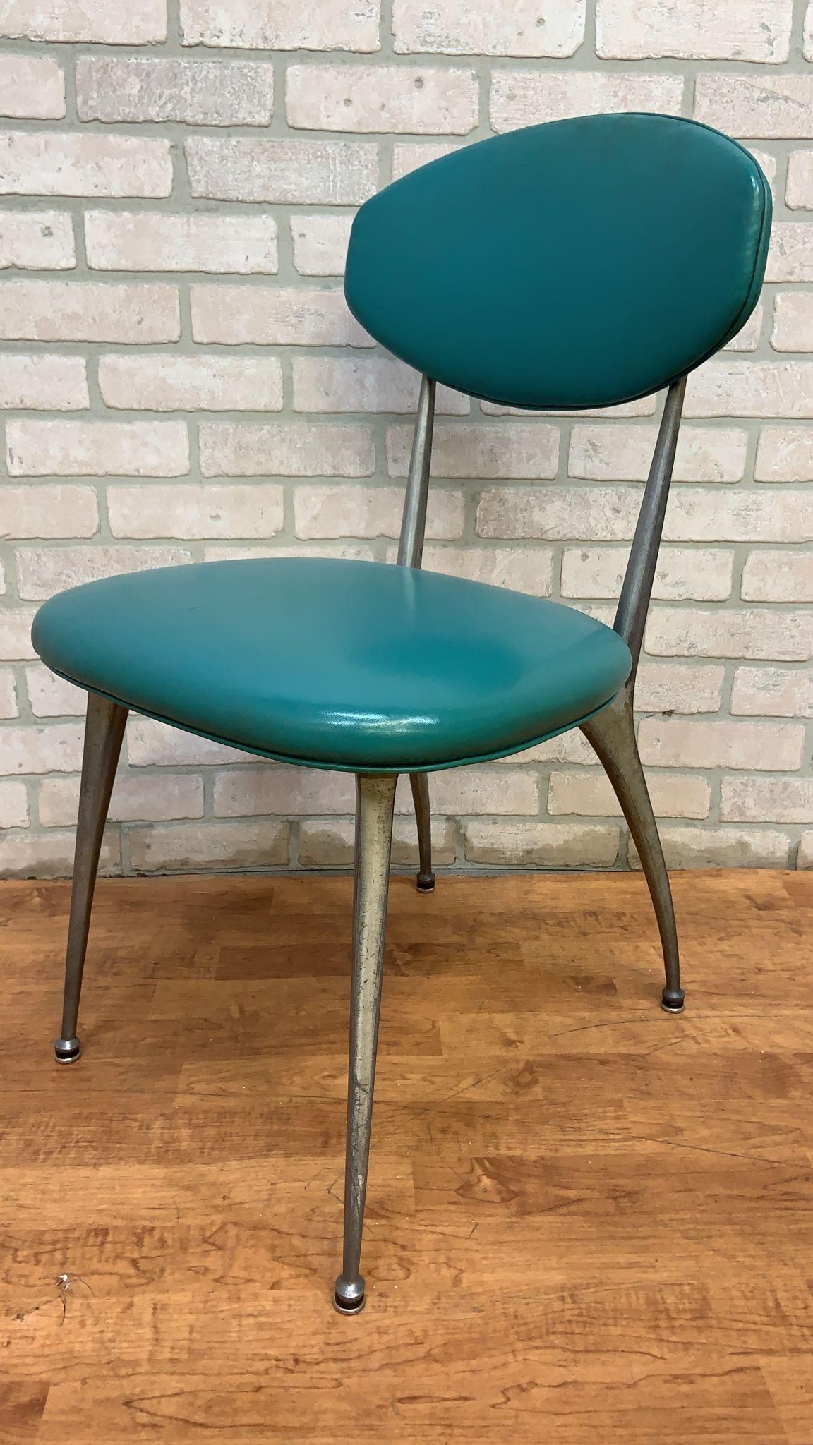 Mid-Century moderno Sedie da pranzo da caffè modello Gazelle di Shelby Williams - Set di 4 in vendita