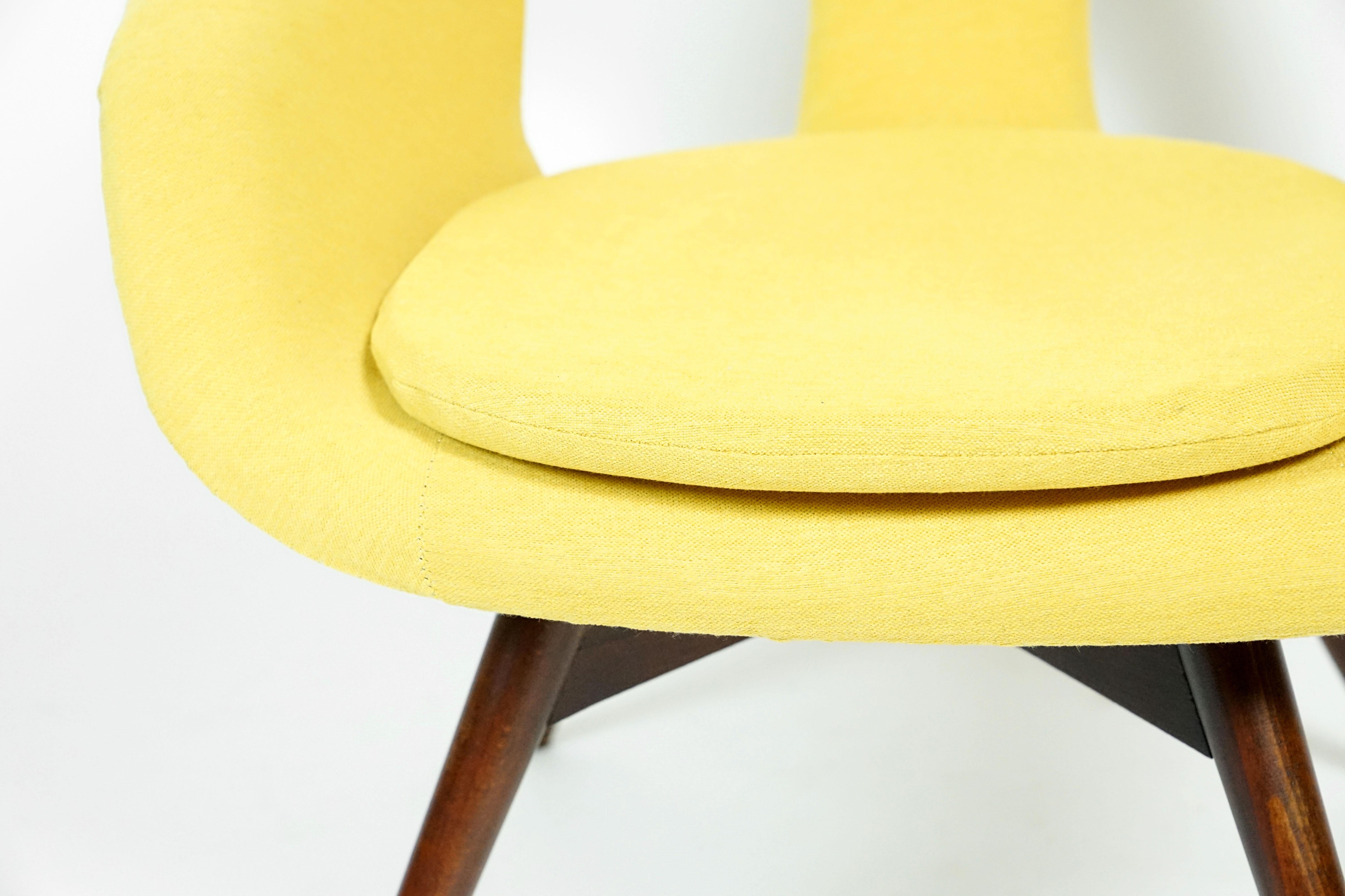 Fiberglass Mid-Century Modern Shell Chair František Jirak, 1960s For Sale