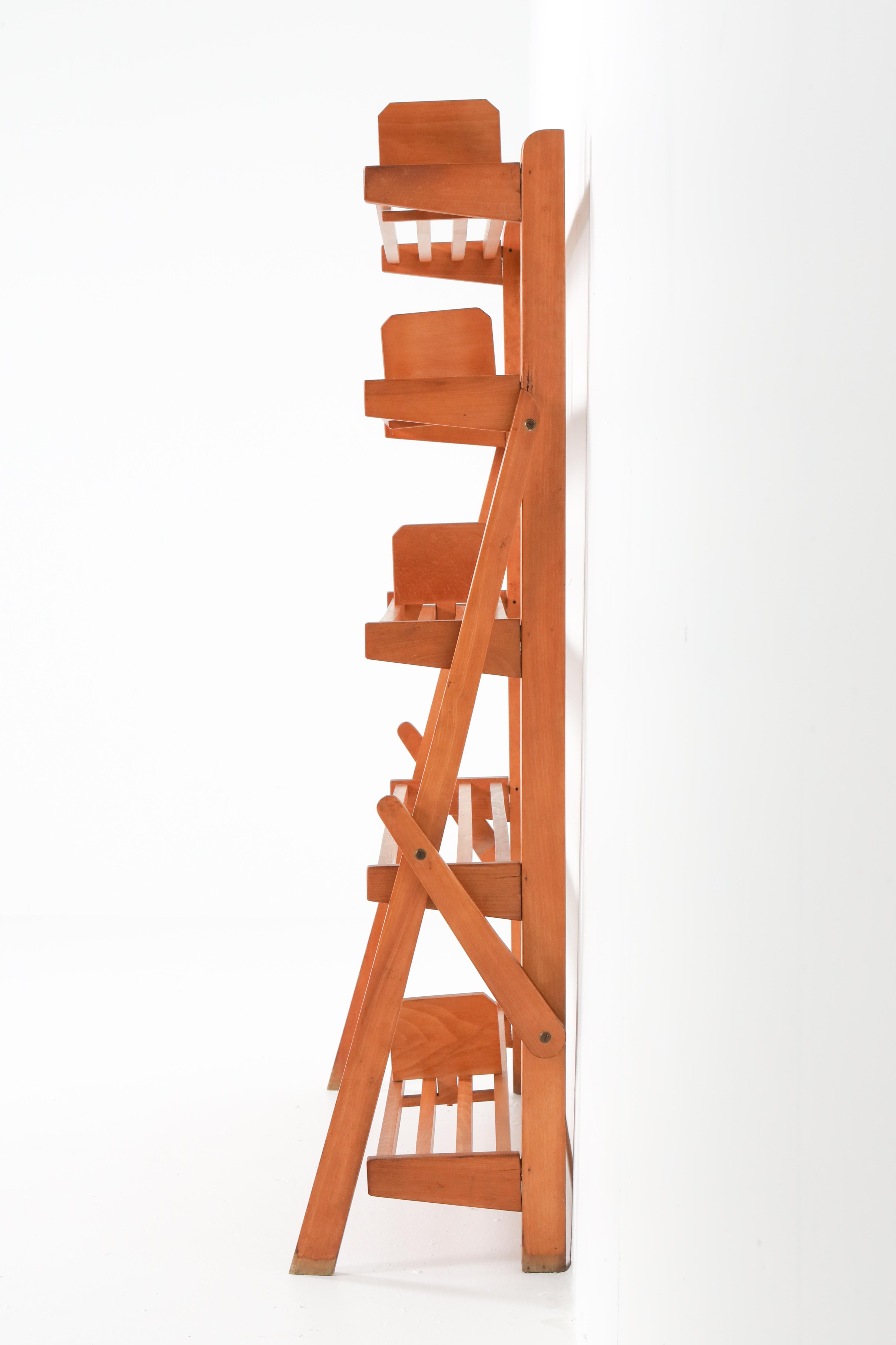 Pine Mid-Century Modern Shelve System