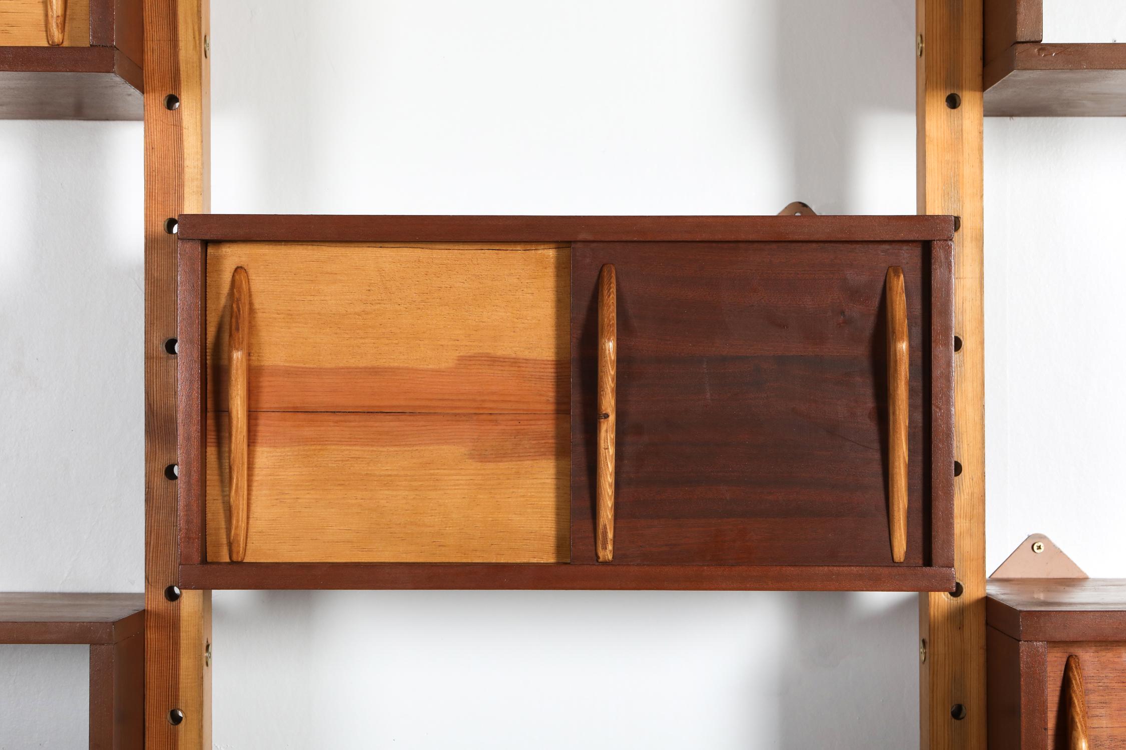 Mid-Century Modern Shelve Unit in the Style of Perriand and Le Corbusier 1