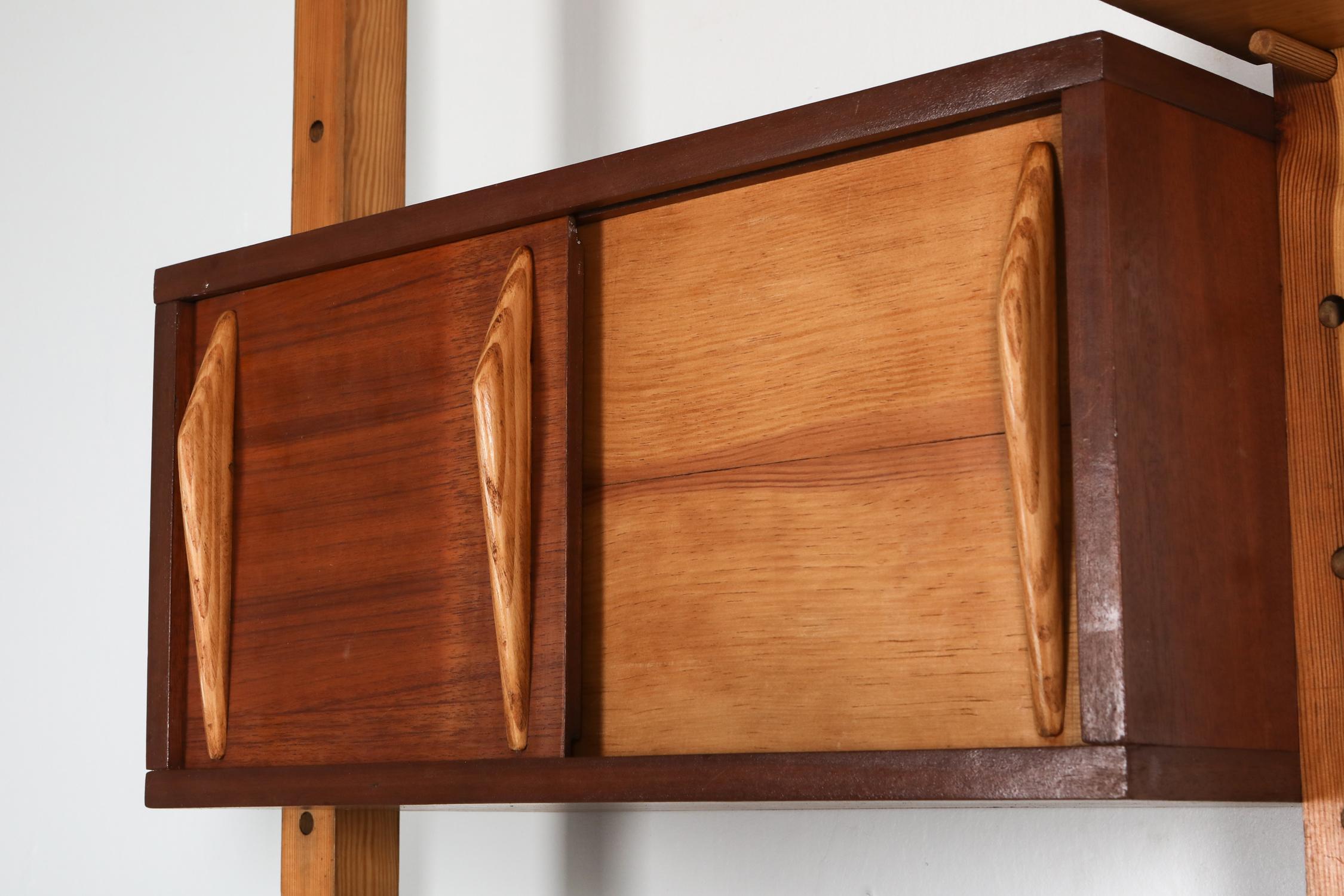 French Mid-Century Modern Shelve Unit in the Style of Perriand and Le Corbusier