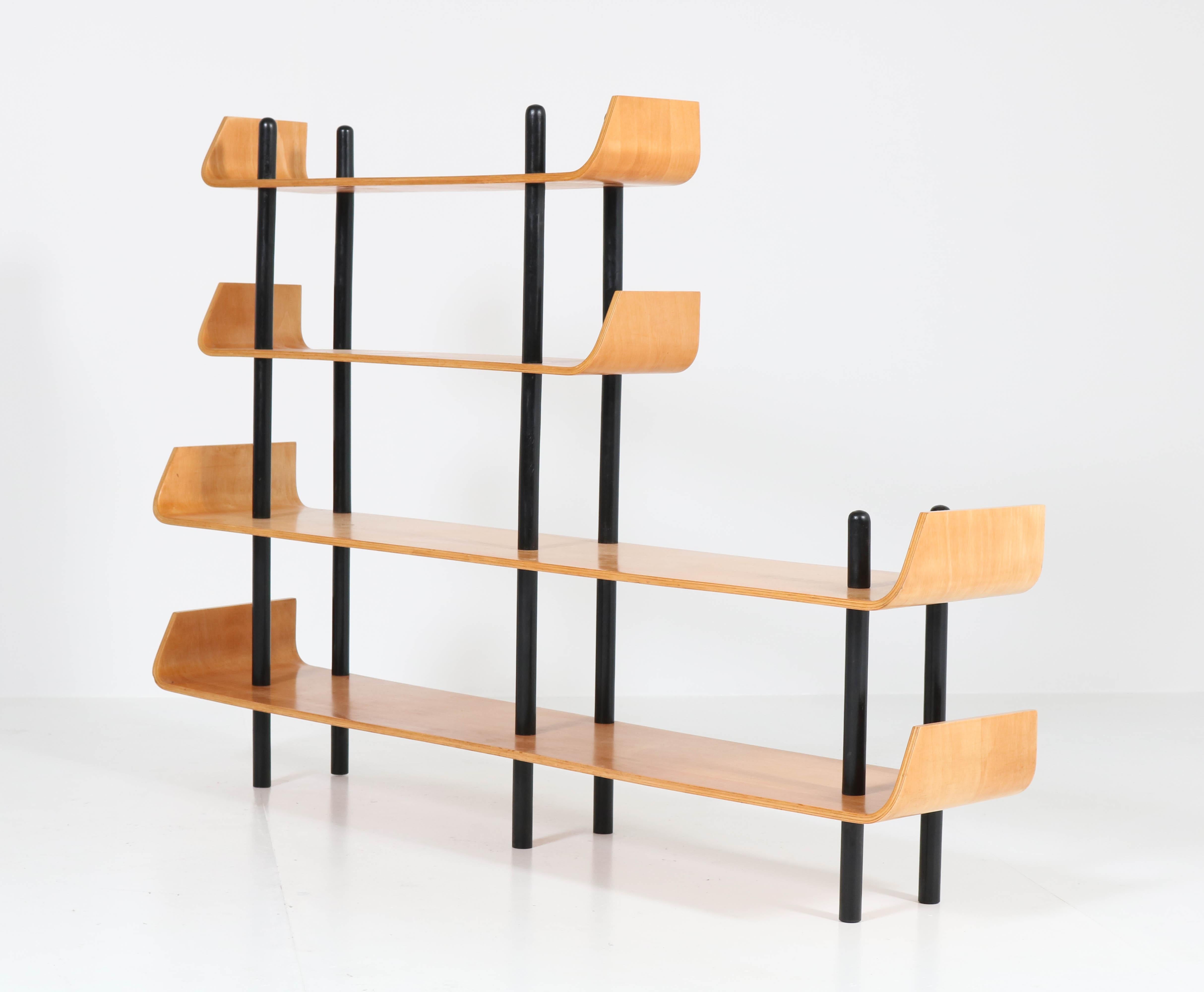 Mid-Century Modern Shelving Unit or Room Divider by Lutjens for Gouda Den Boer In Good Condition In Amsterdam, NL