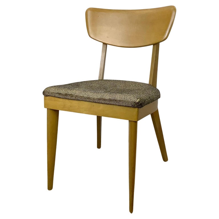 Mid-Century Modern Heywood Wakefield 'Cat's Eye' Champagne Dining Chair  M151 at 1stDibs | heywood wakefield stingray chairs
