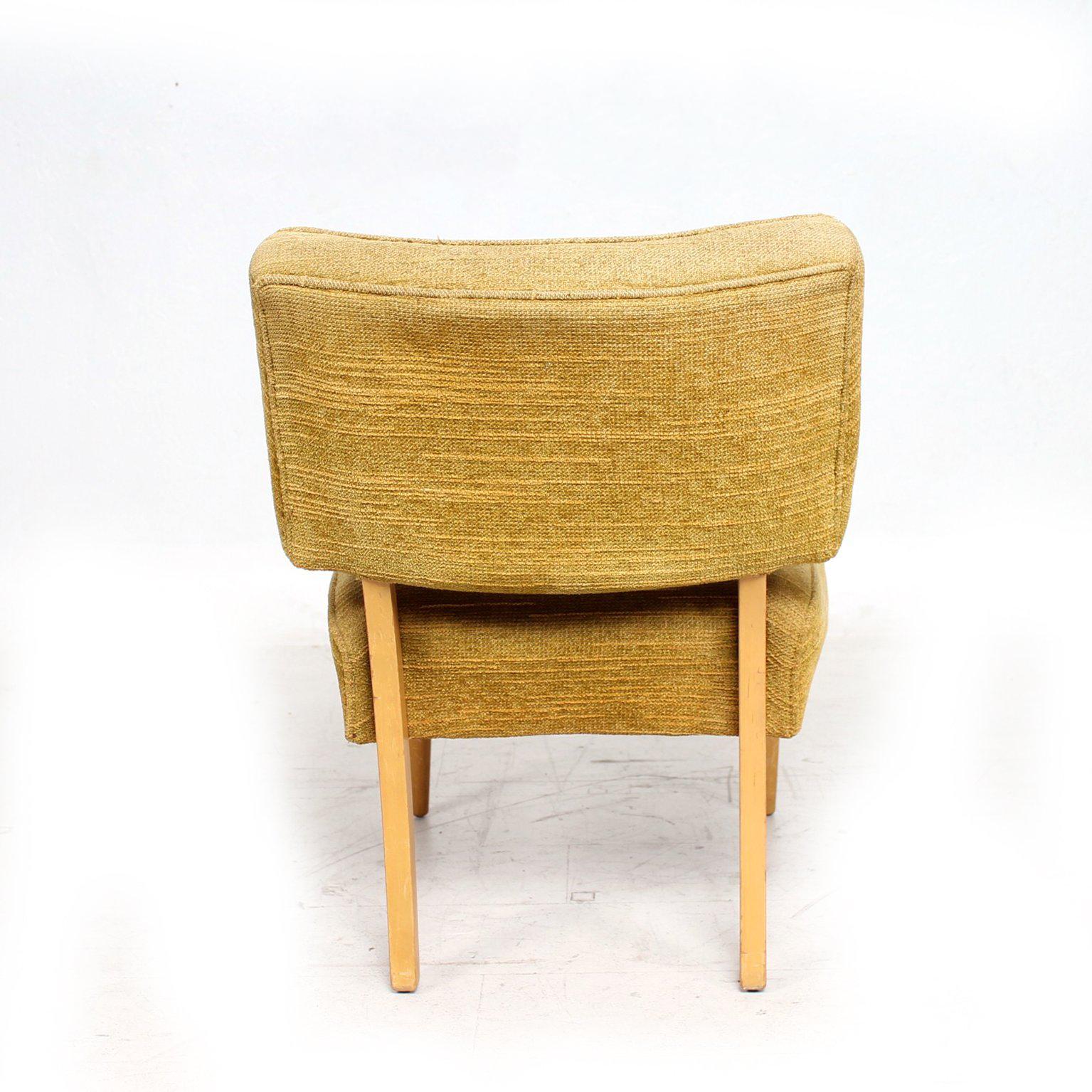 Mid-Century Modern Sassy Blonde Slipper Chair Charming 1950s Billy Haines Modern Side Seat