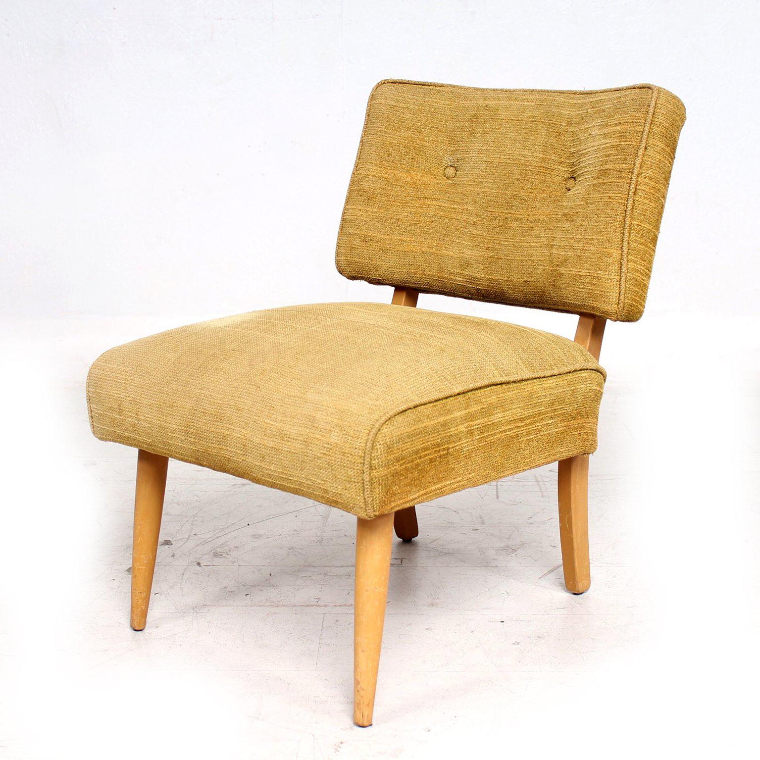 Sassy Blonde Slipper Chair Charming 1950s Billy Haines Modern Side Seat 2
