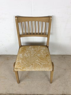 Mid Century Modern Side Chair with Limed Oak Finish
