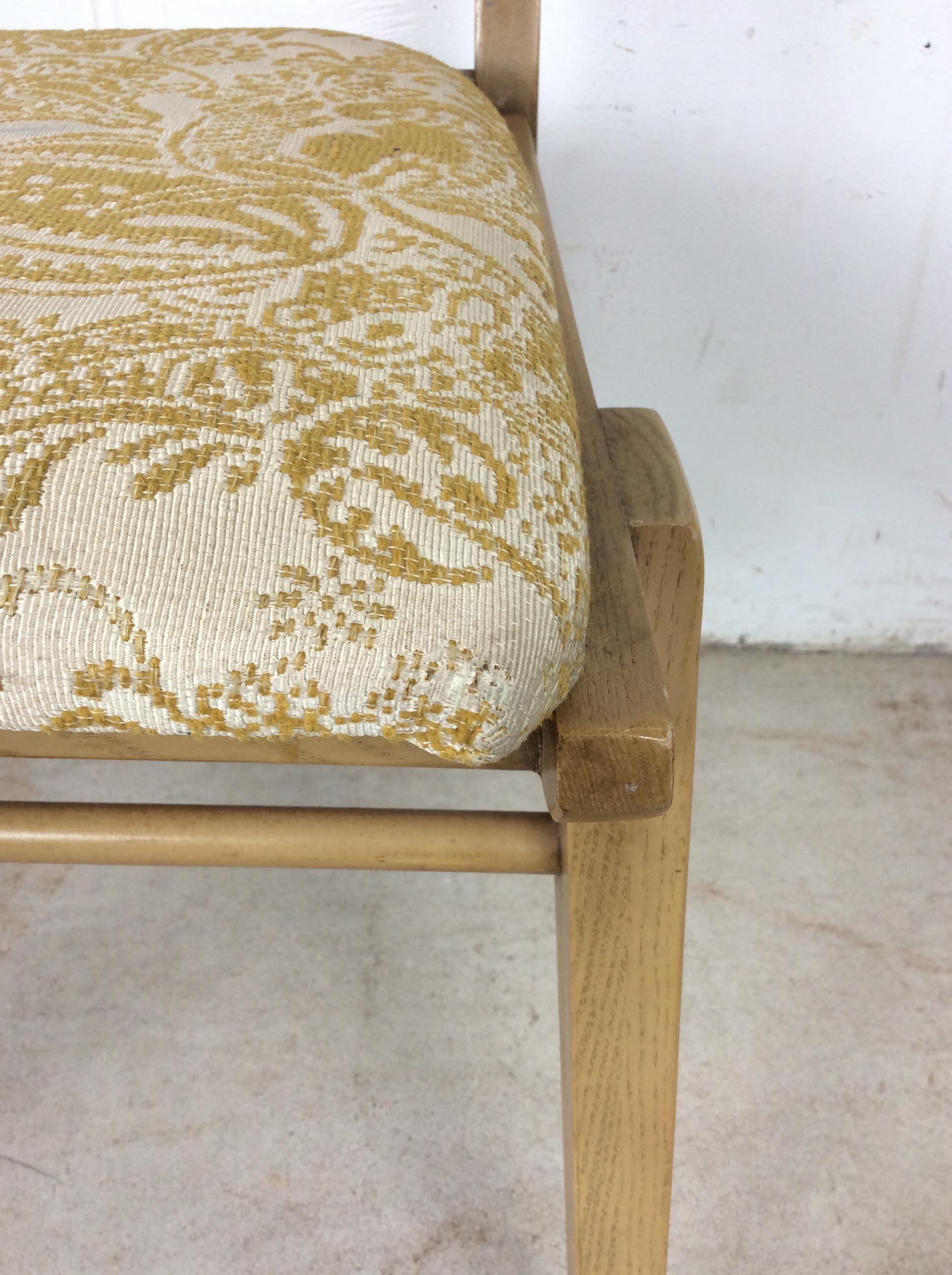 Mid Century Modern Side Chair with Limed Oak Finish (20. Jahrhundert) im Angebot