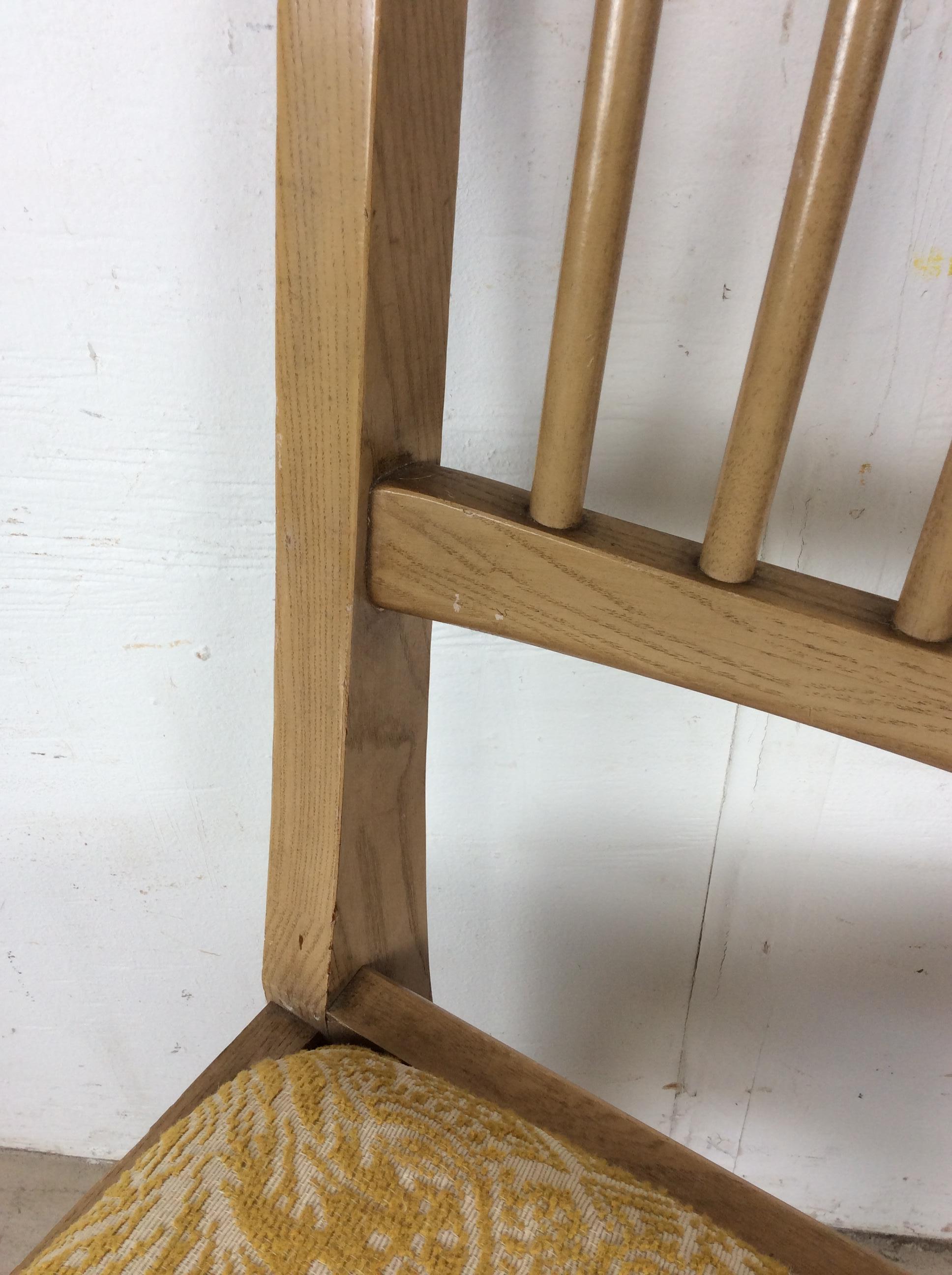 Mid Century Modern Side Chair with Limed Oak Finish im Angebot 2