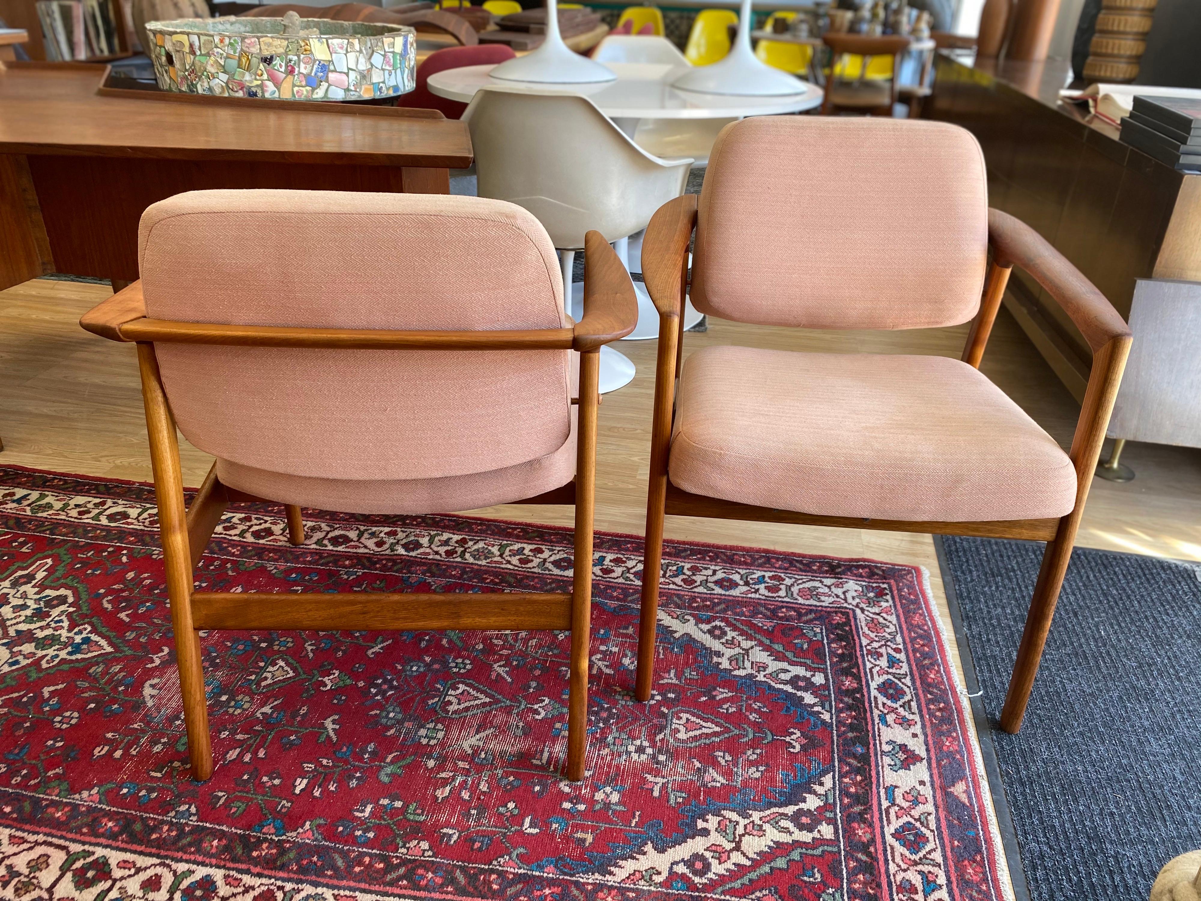 Swedish Mid-Century Modern Side Chairs by DUX