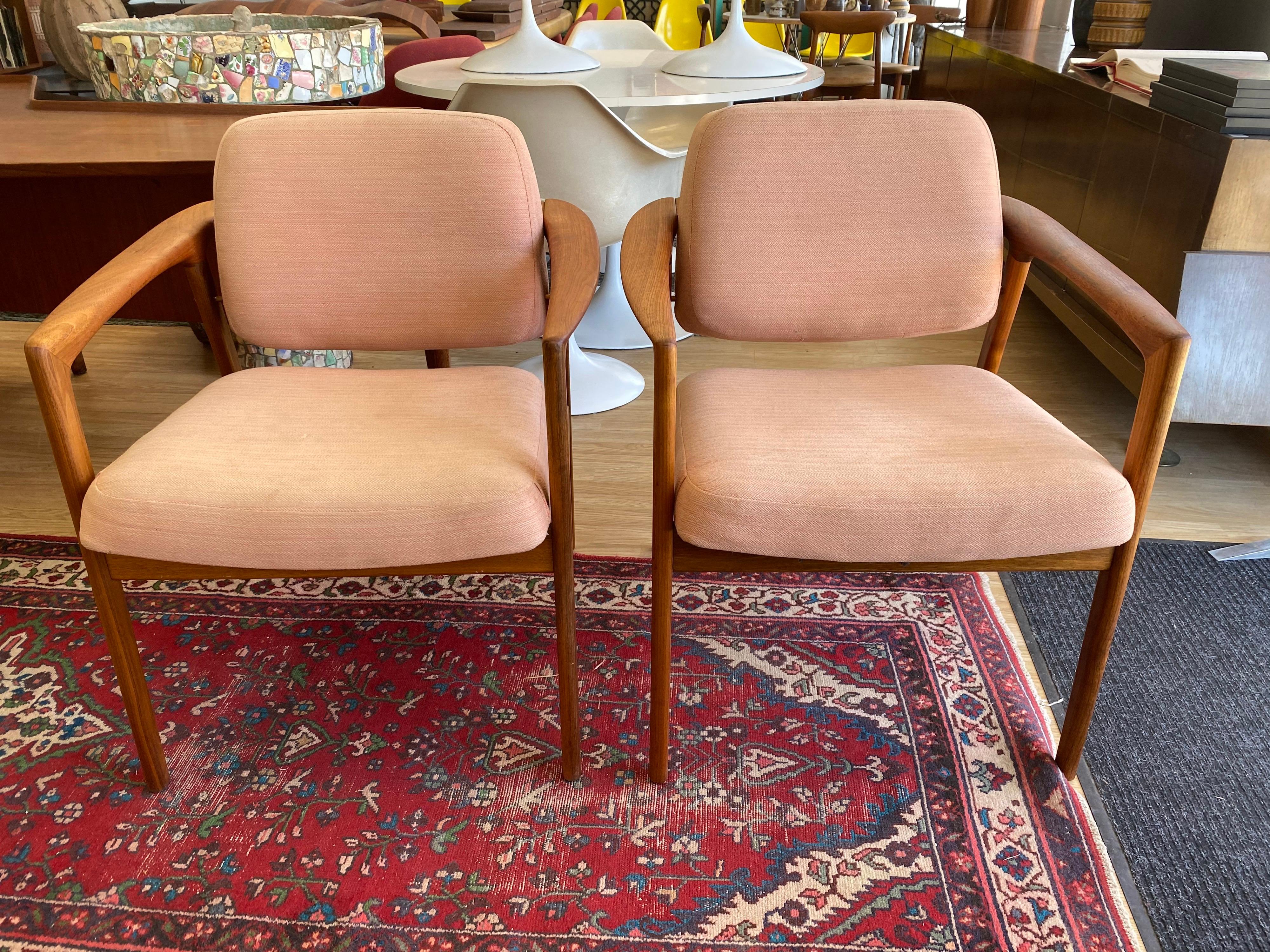 20th Century Mid-Century Modern Side Chairs by DUX