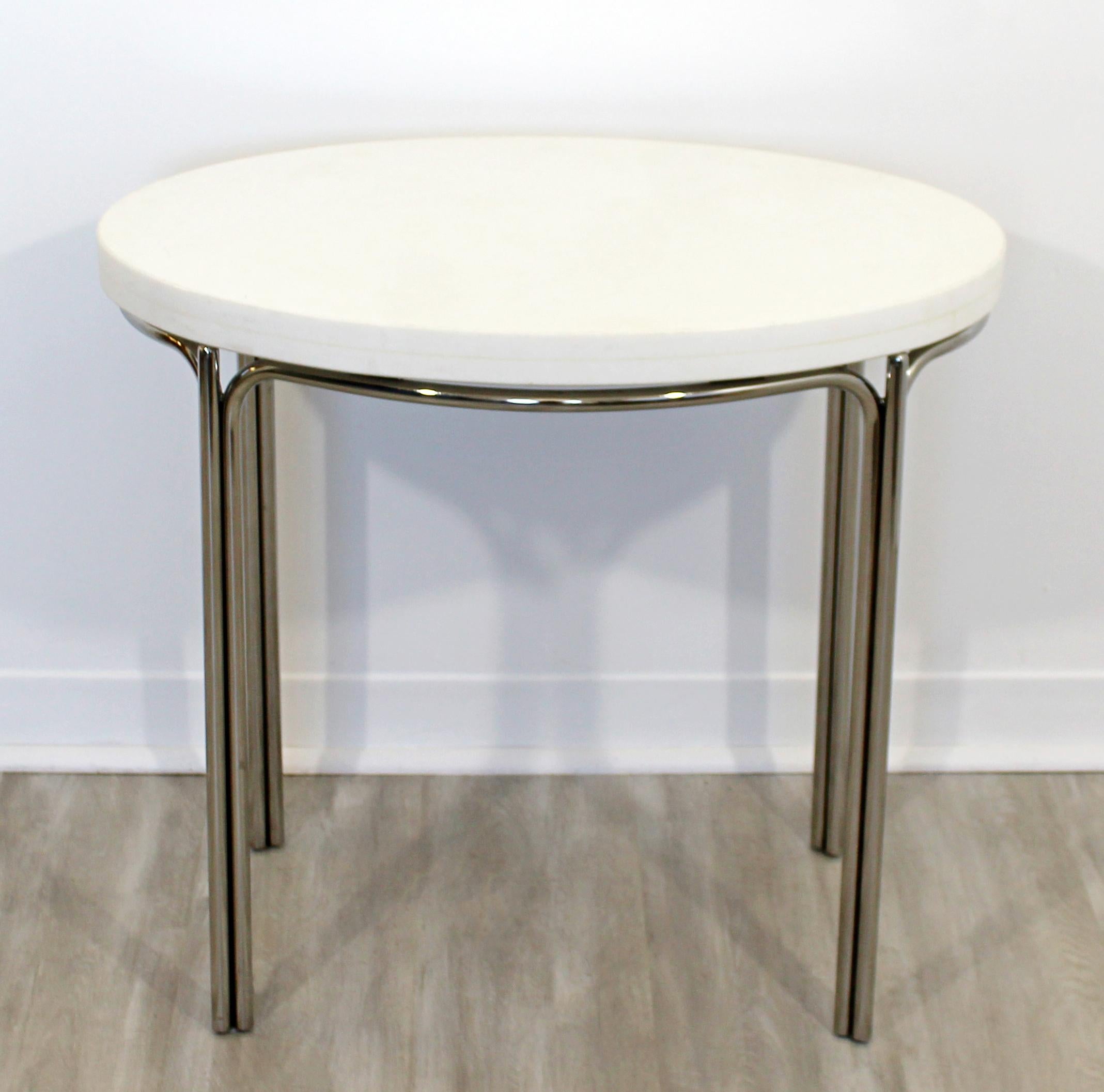 mid century accent table