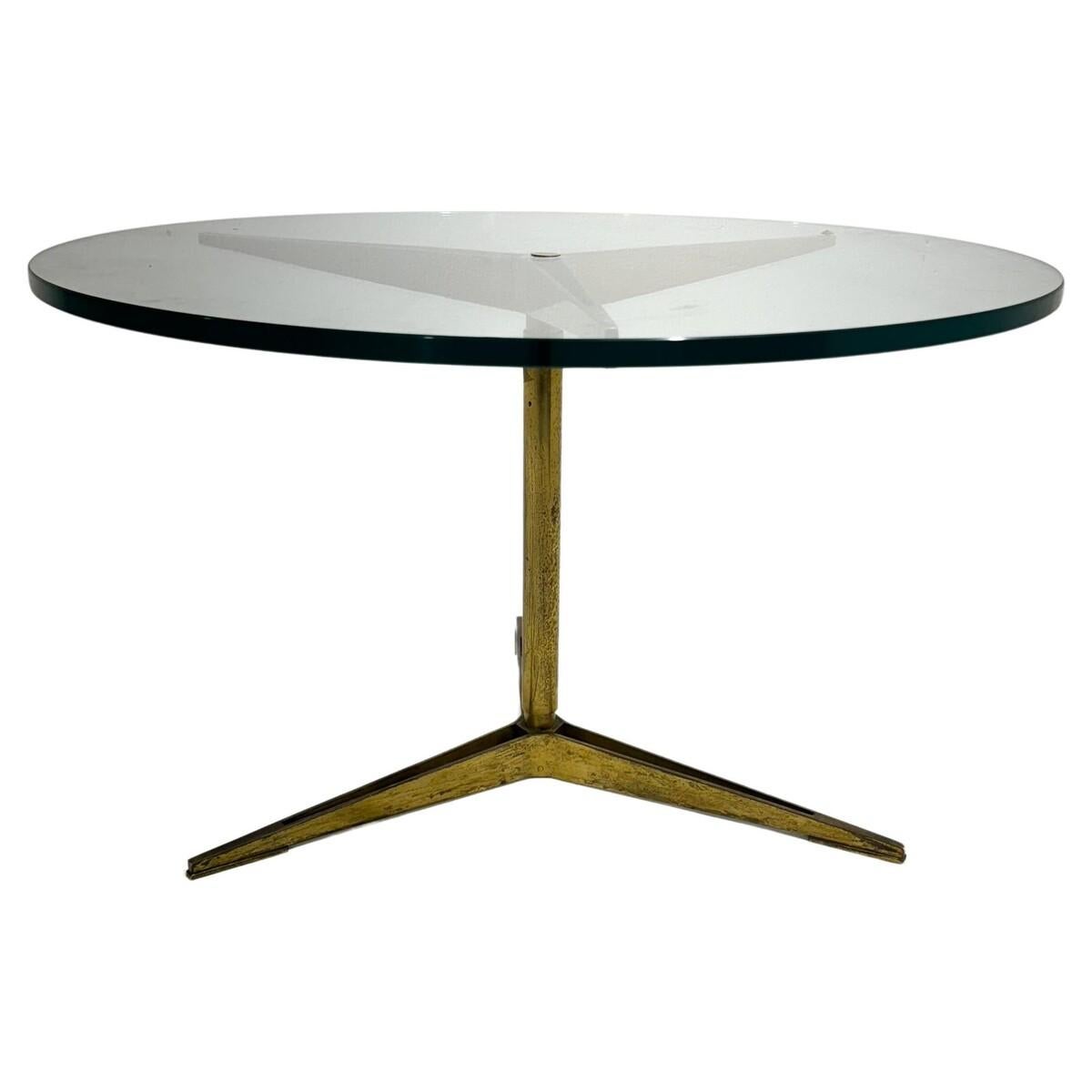 Brass Mid-Century Modern Side Table 1128 by Gio Ponti, Singer and Sons, 1950s For Sale