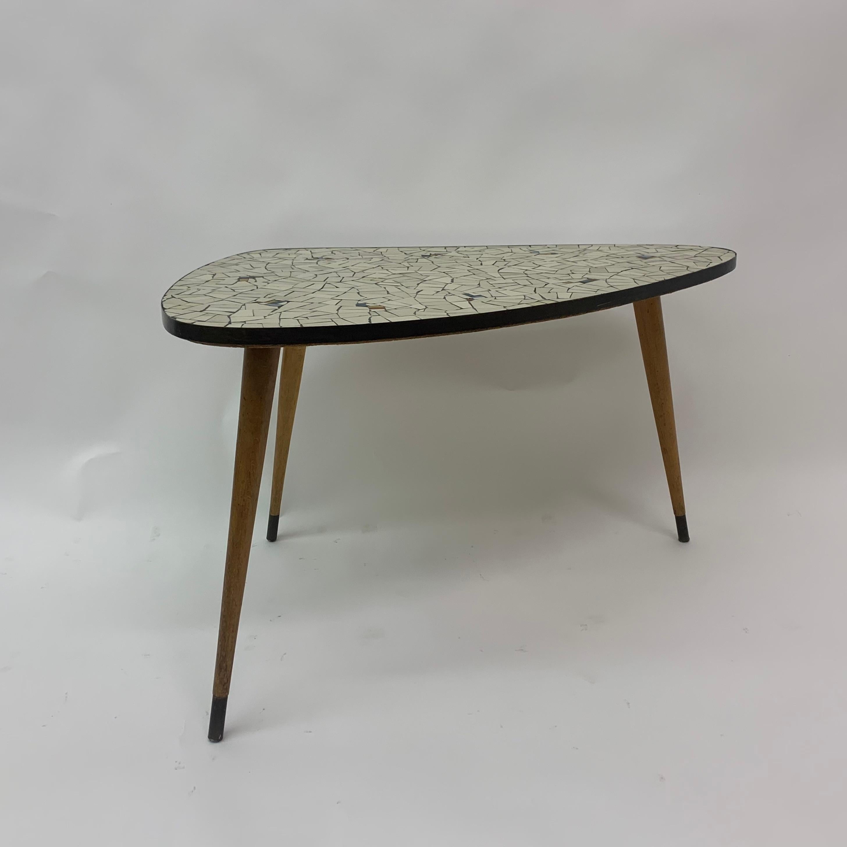 Wood Mid-century modern side table , 1950's  For Sale