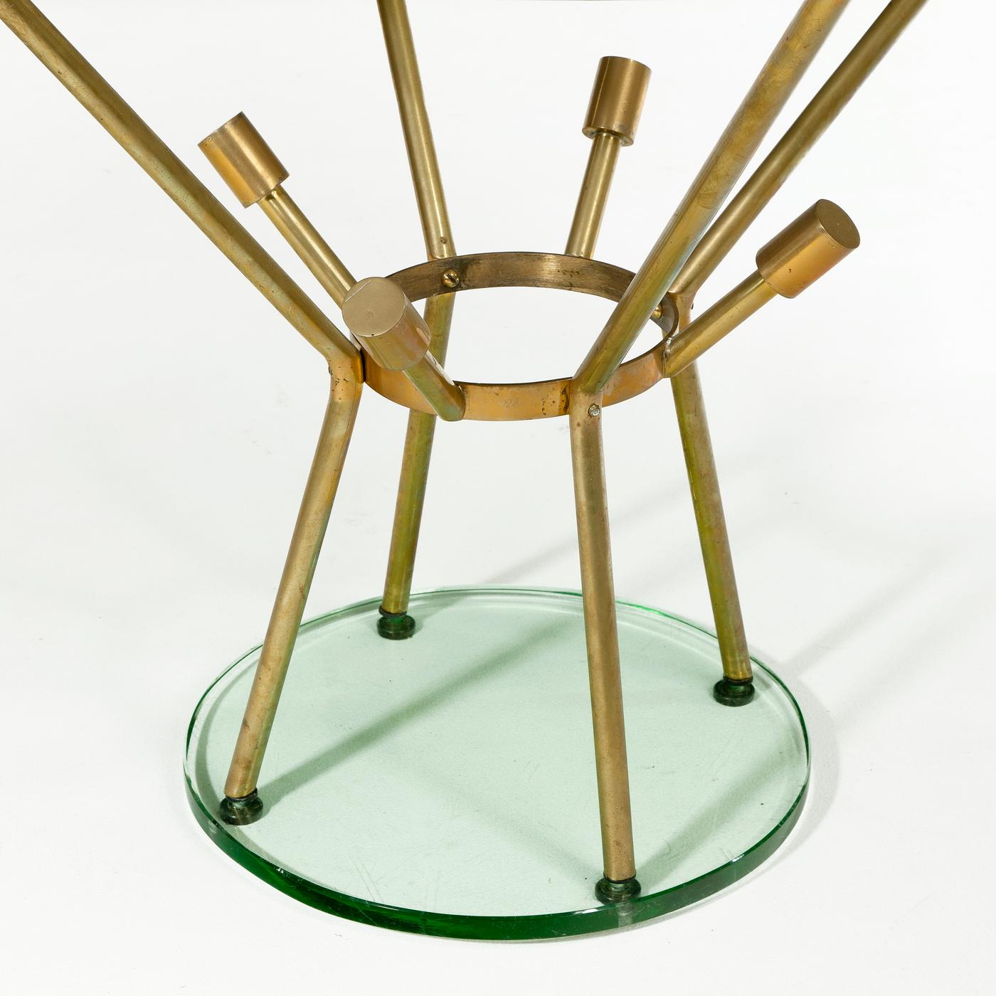 Italian Mid-Century Modern Side Table Attributed to Fontana Arte For Sale