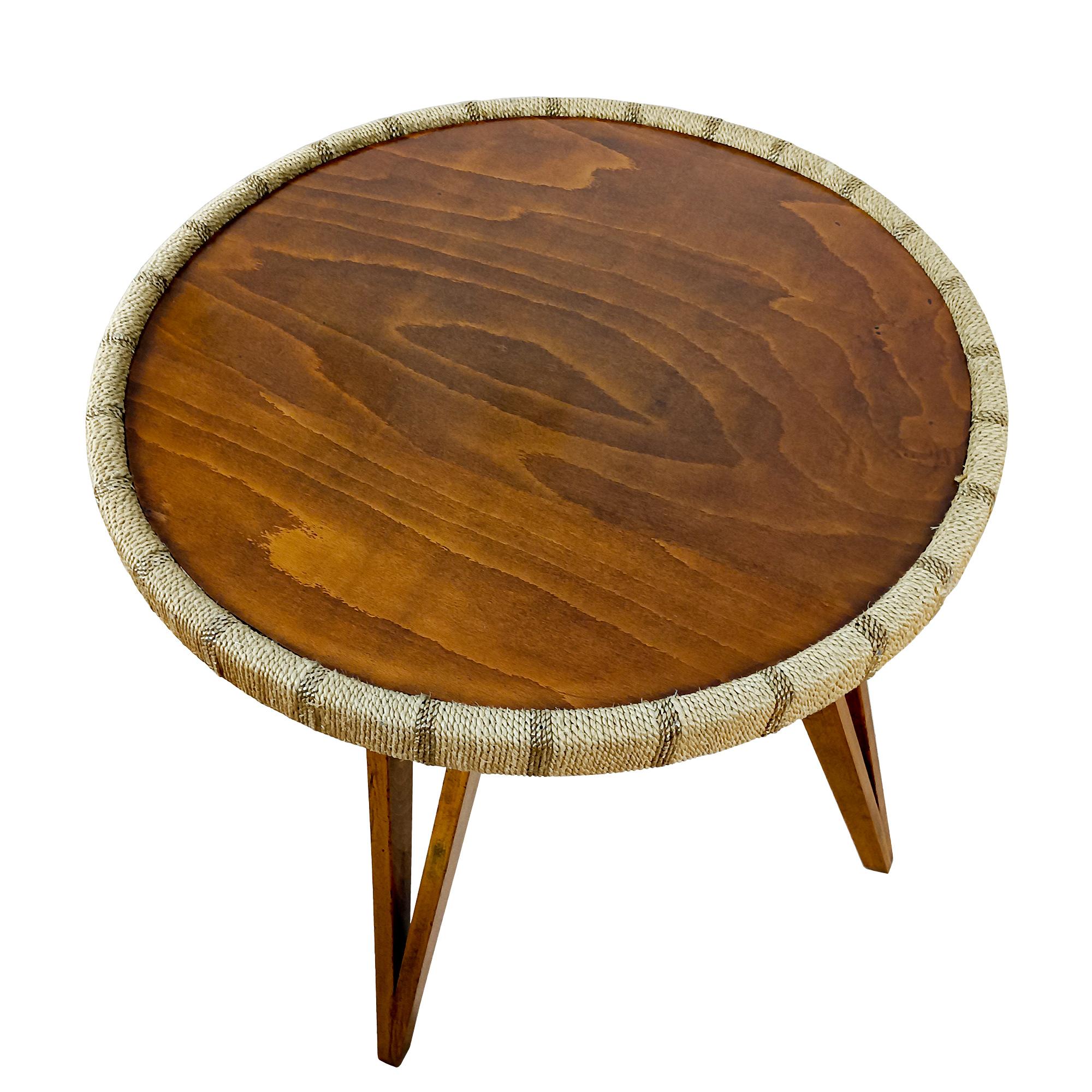 Mid-20th Century Mid-Century Modern Side Table by Augusto Romano – Italy 1950 For Sale