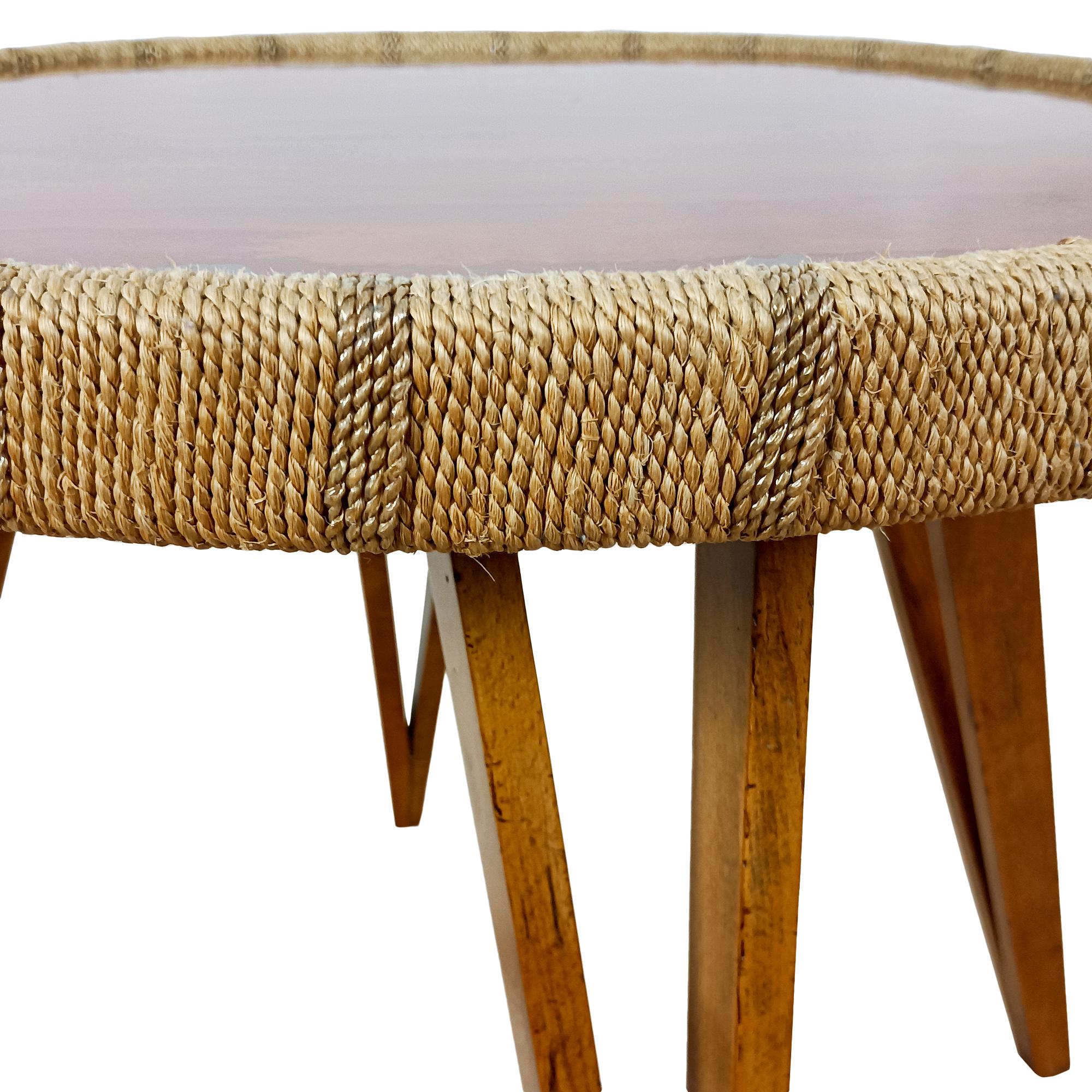 Mid-Century Modern Side Table by Augusto Romano – Italy 1950 For Sale 1