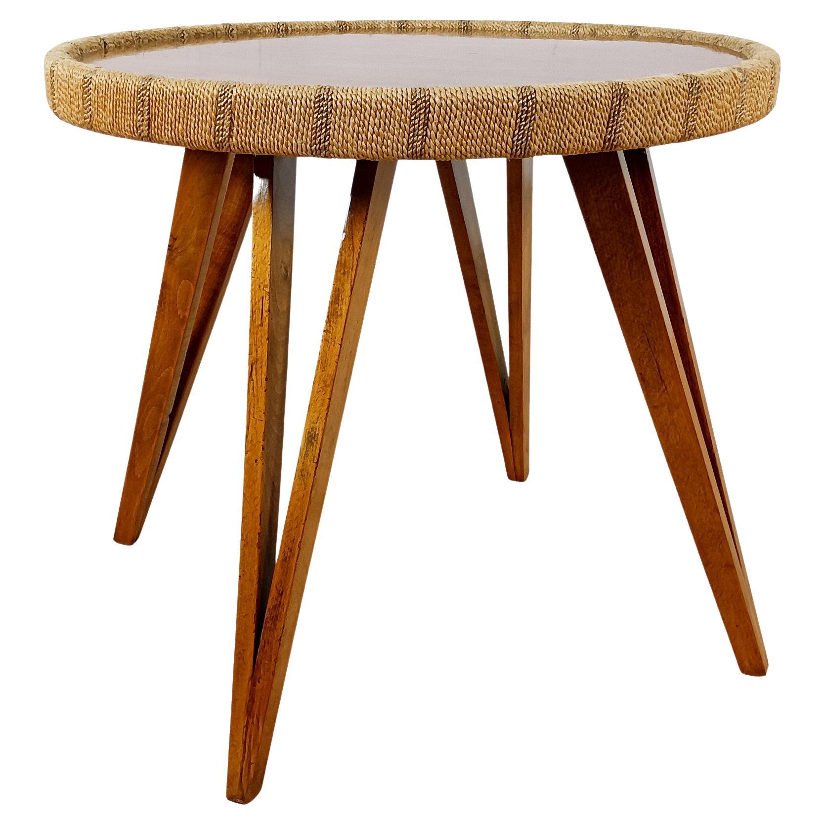 Mid-Century Modern Side Table by Augusto Romano – Italy 1950 For Sale