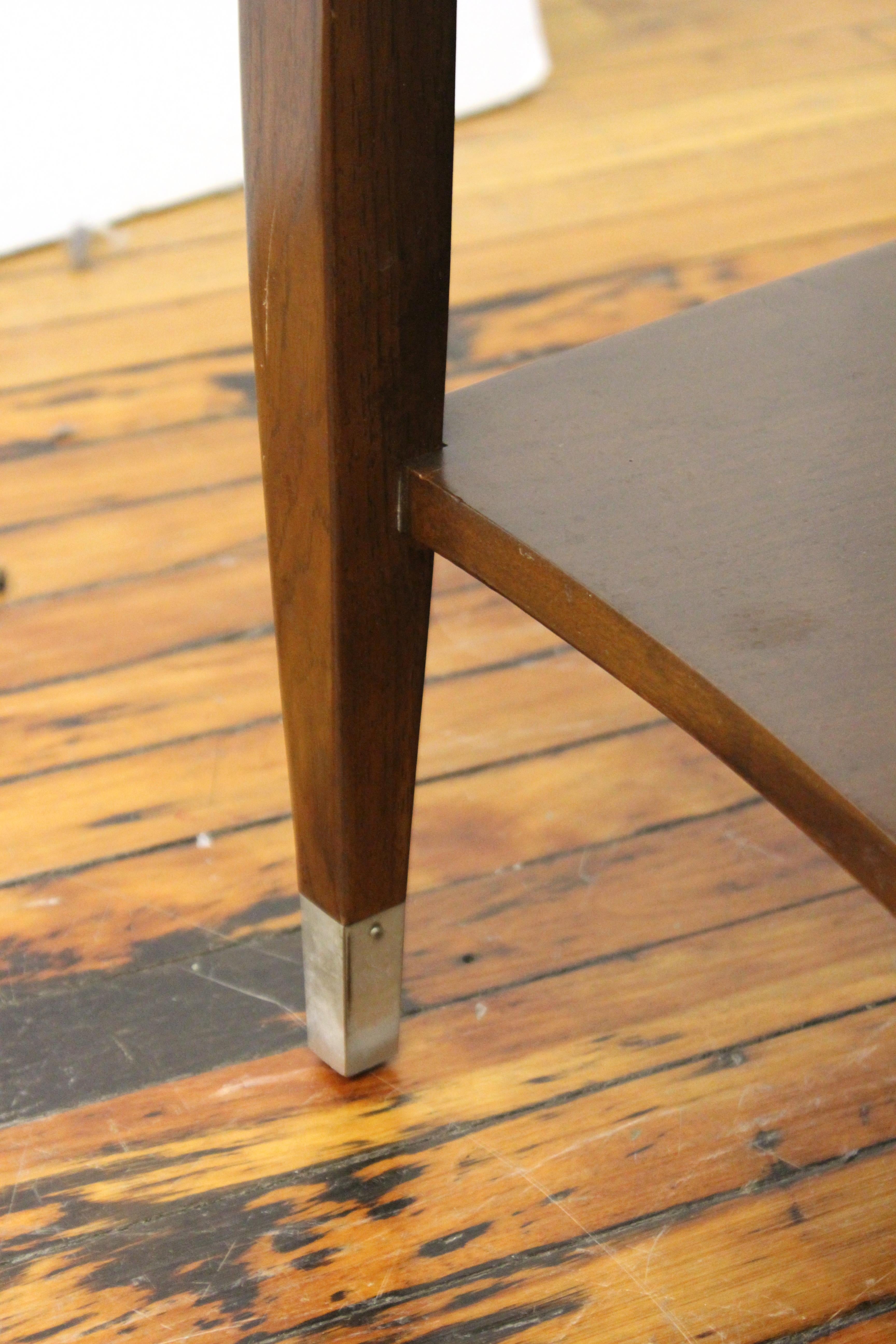 Wood Mid-Century Modern Side Table For Sale
