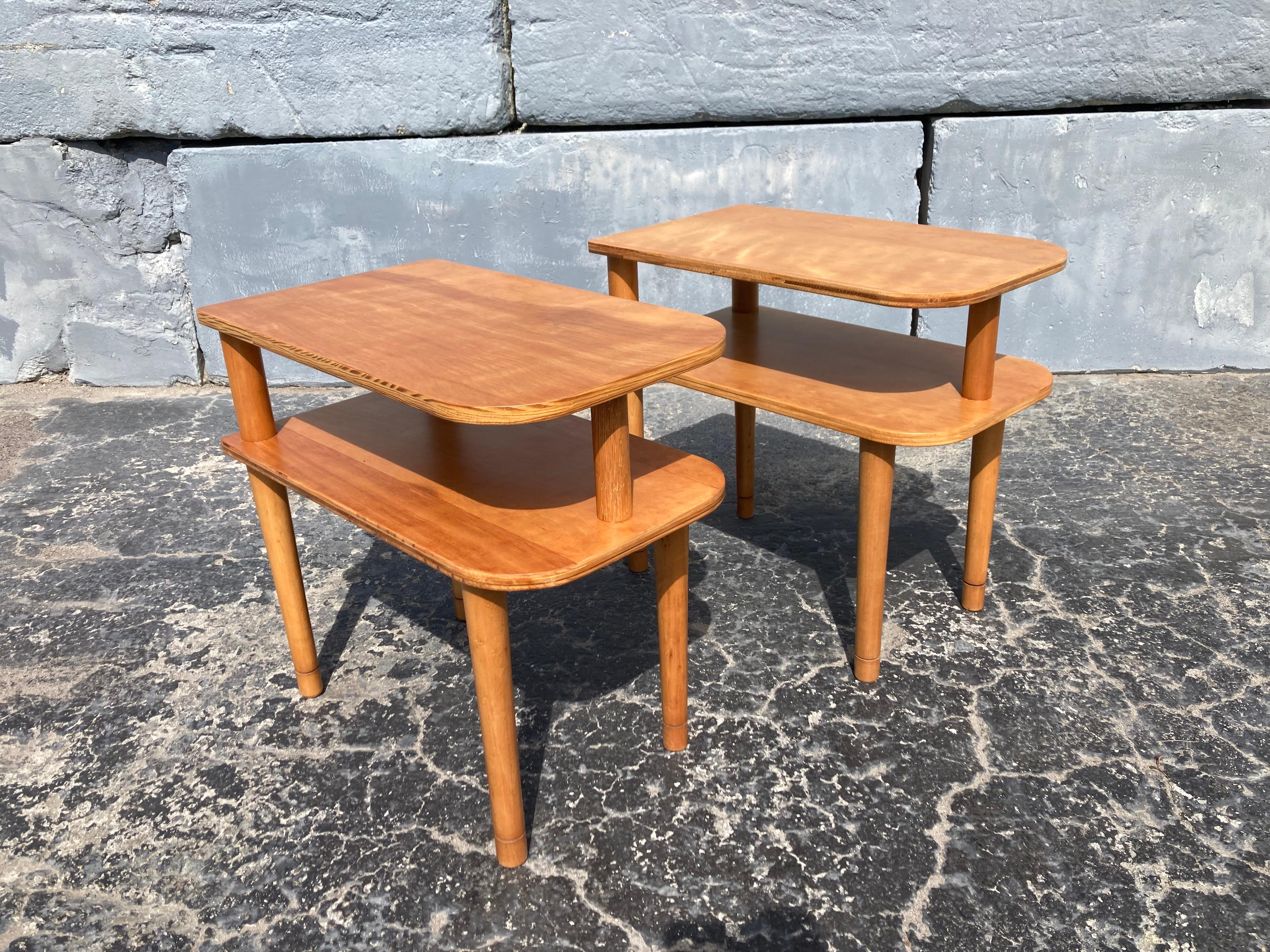 Great pair of end tables from the 1950s. Ready for a new home.