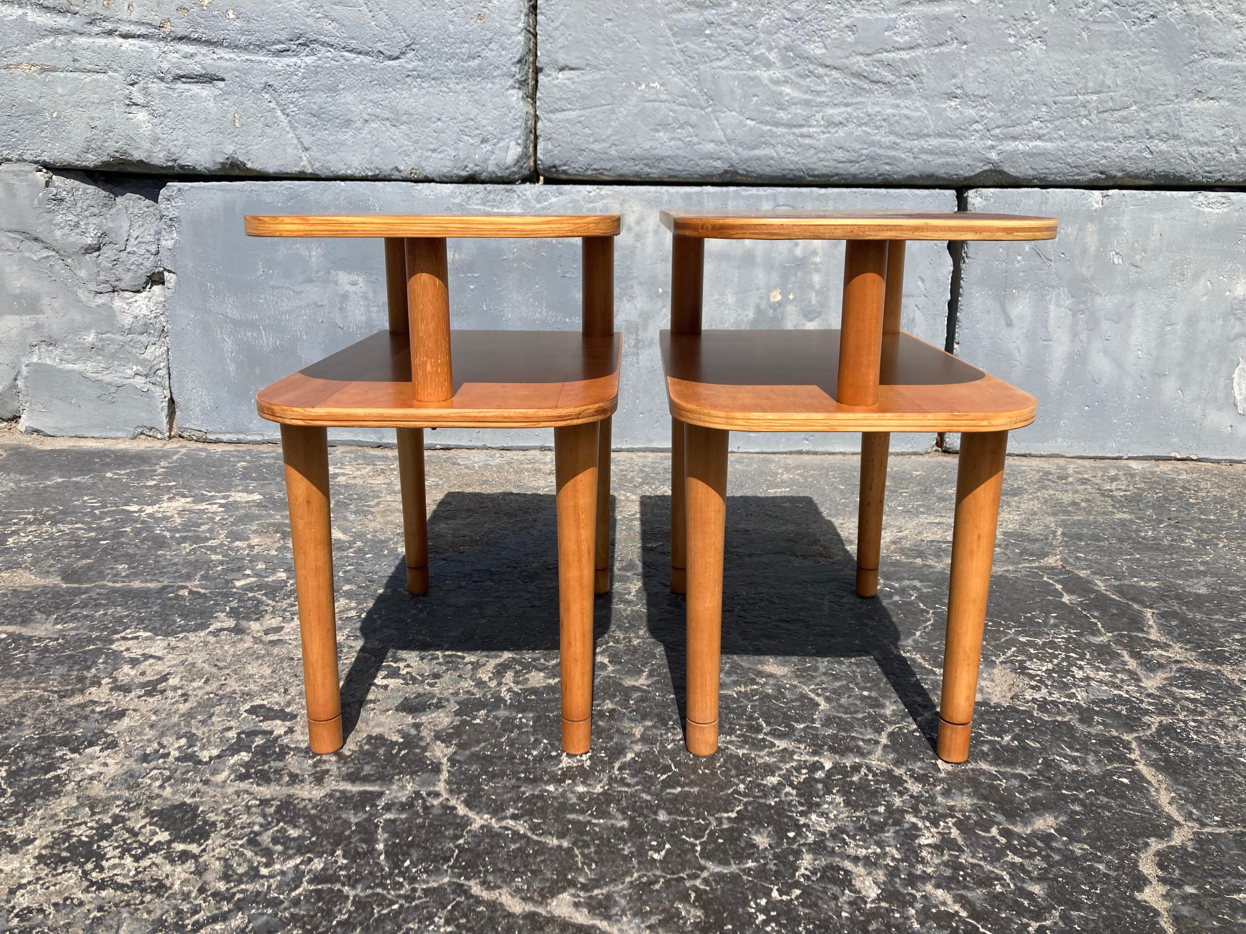 Mid Century Modern Side Tables 1950s, End Tables In Good Condition For Sale In Miami, FL